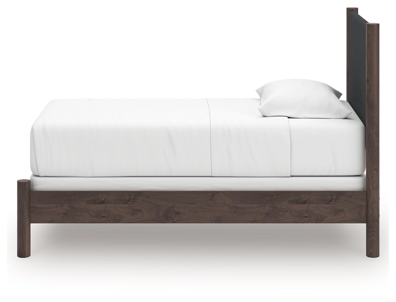 Pamytta Brown Twin Upholstered Panel Bed- Viva Furn