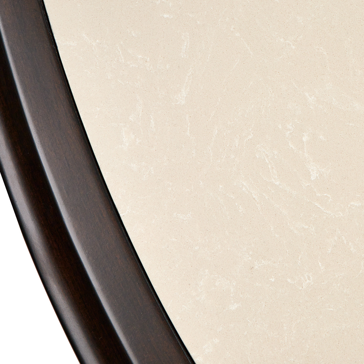 Paris Chic Espresso Oval Cocktail Table - Ornate Home