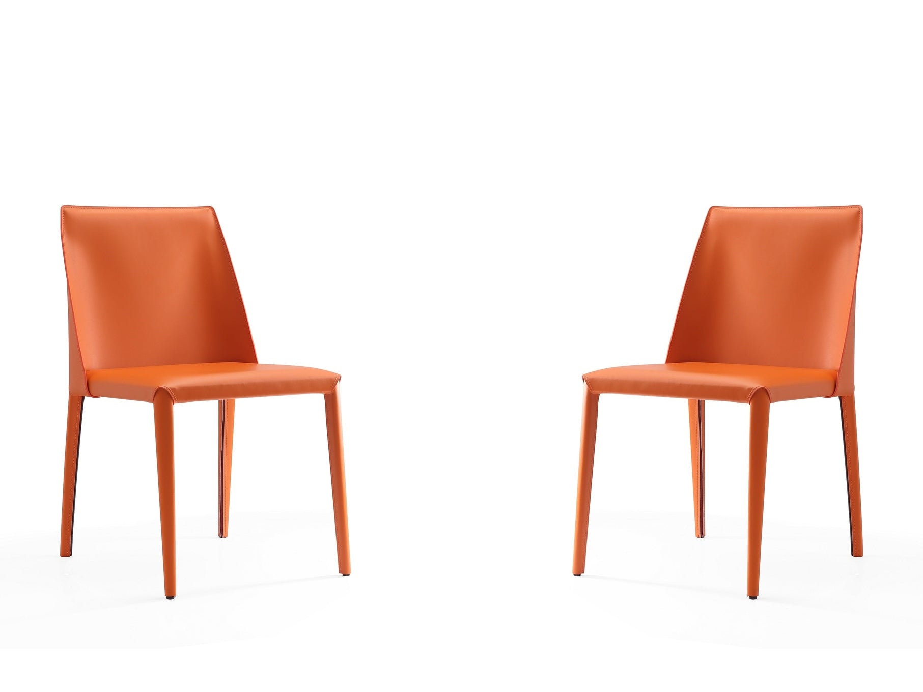 Paris Dining Chair in Coral (set of 2) - Ornate Home