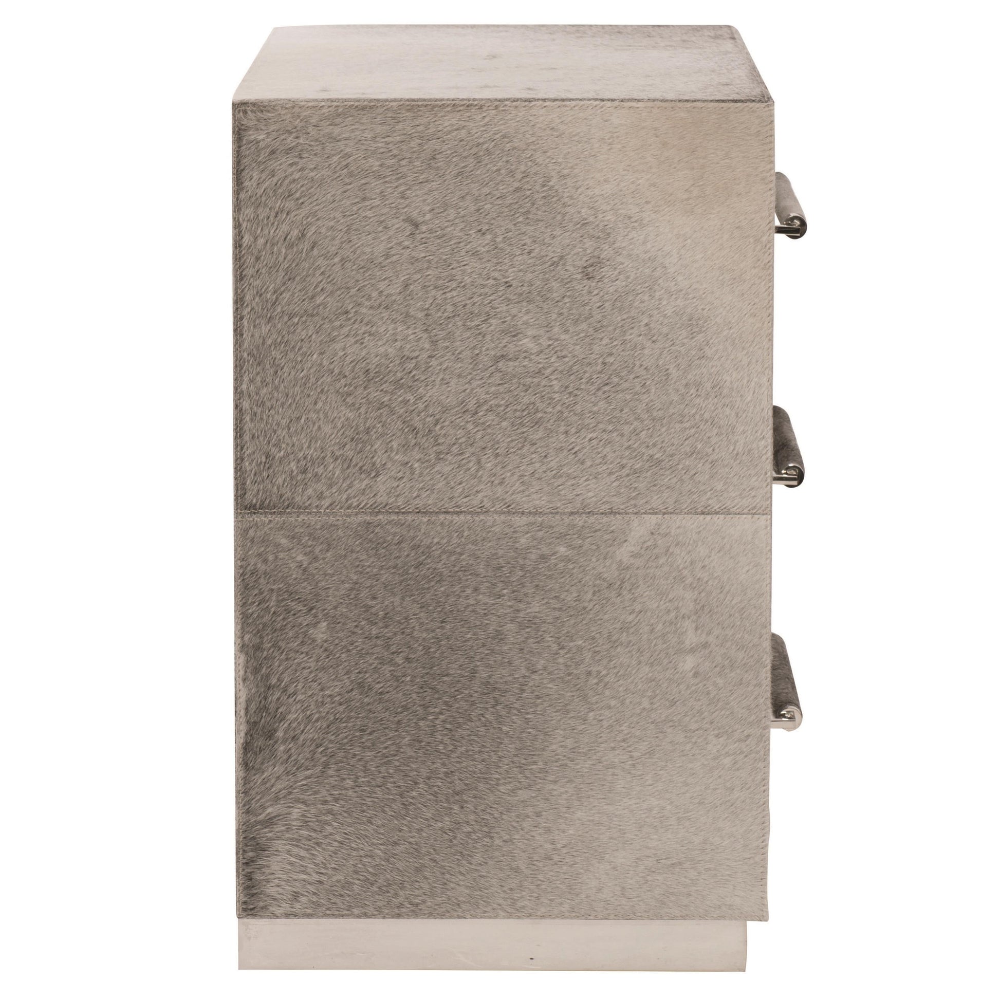 Parkin Grey Hair-on-Hide Drawer Chest - Ornate Home