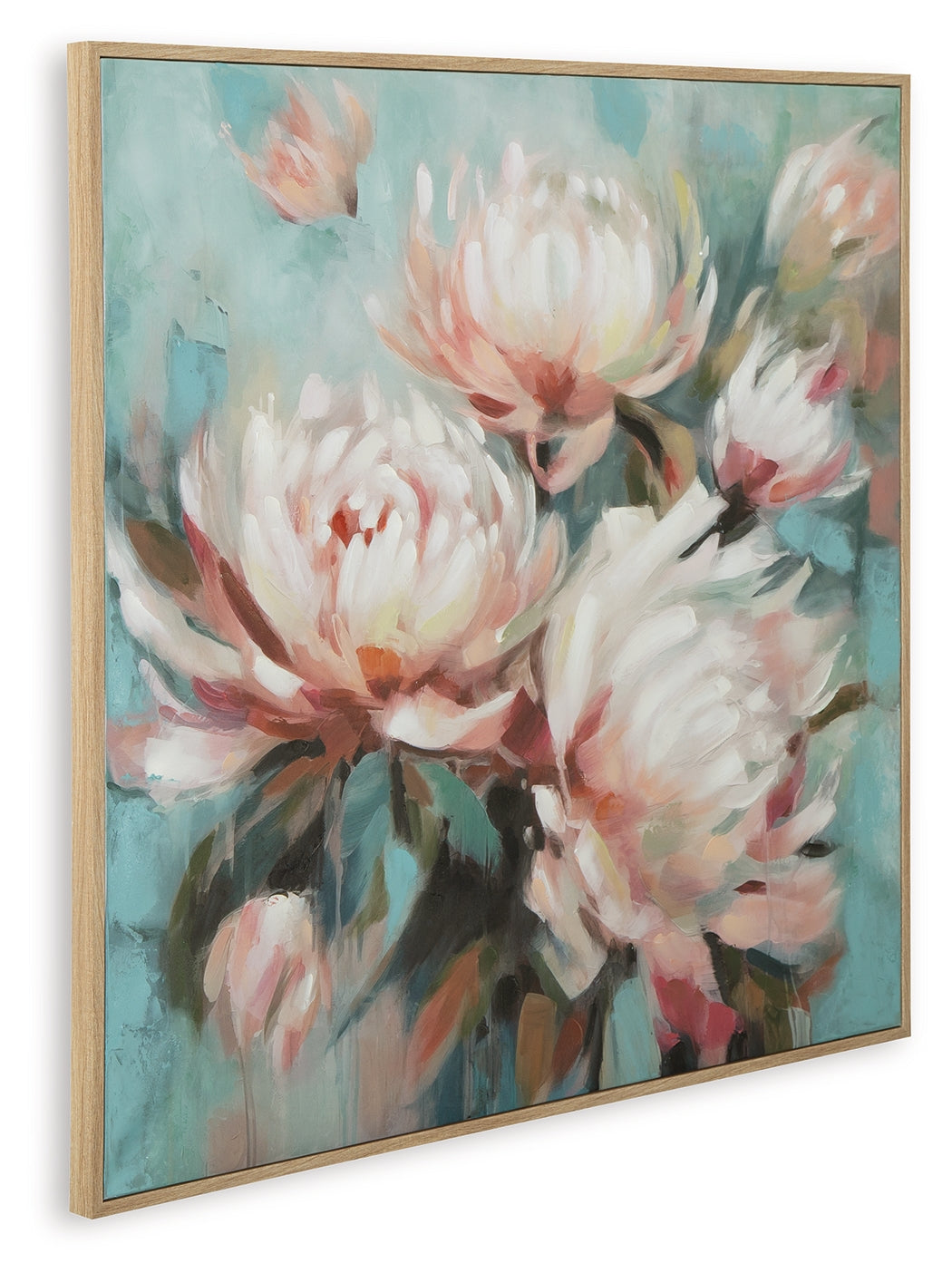 Parryville Aqua/Pink Wall Art- Viva Furn