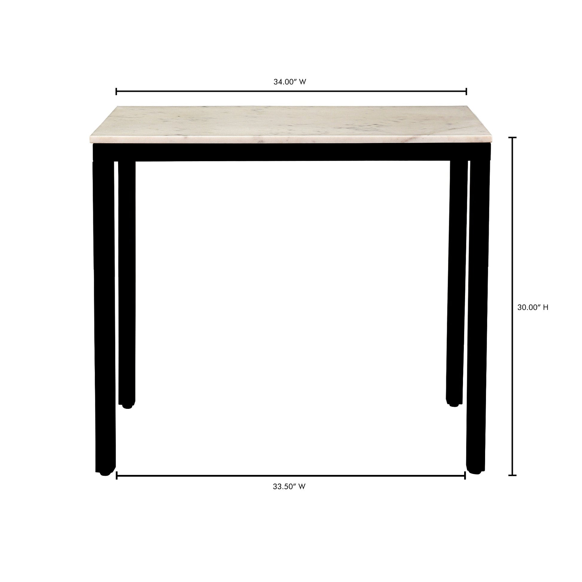 Parson White Marble Mini Desk - Ornate Home
