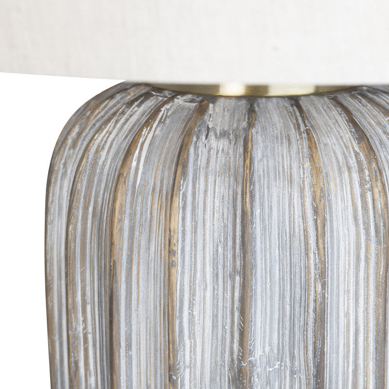 Pascal Grey Table Lamp - Ornate Home