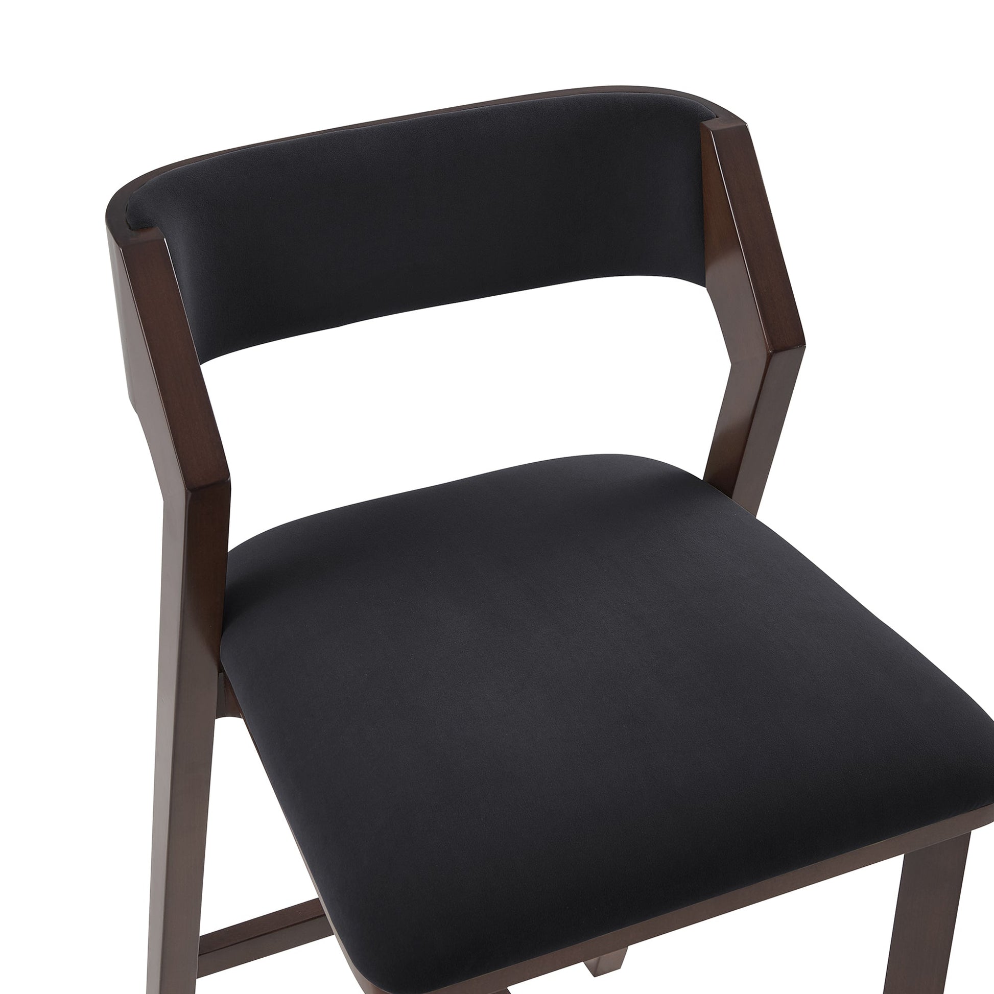 Patricia Barstool in Black (set of 2) - Ornate Home