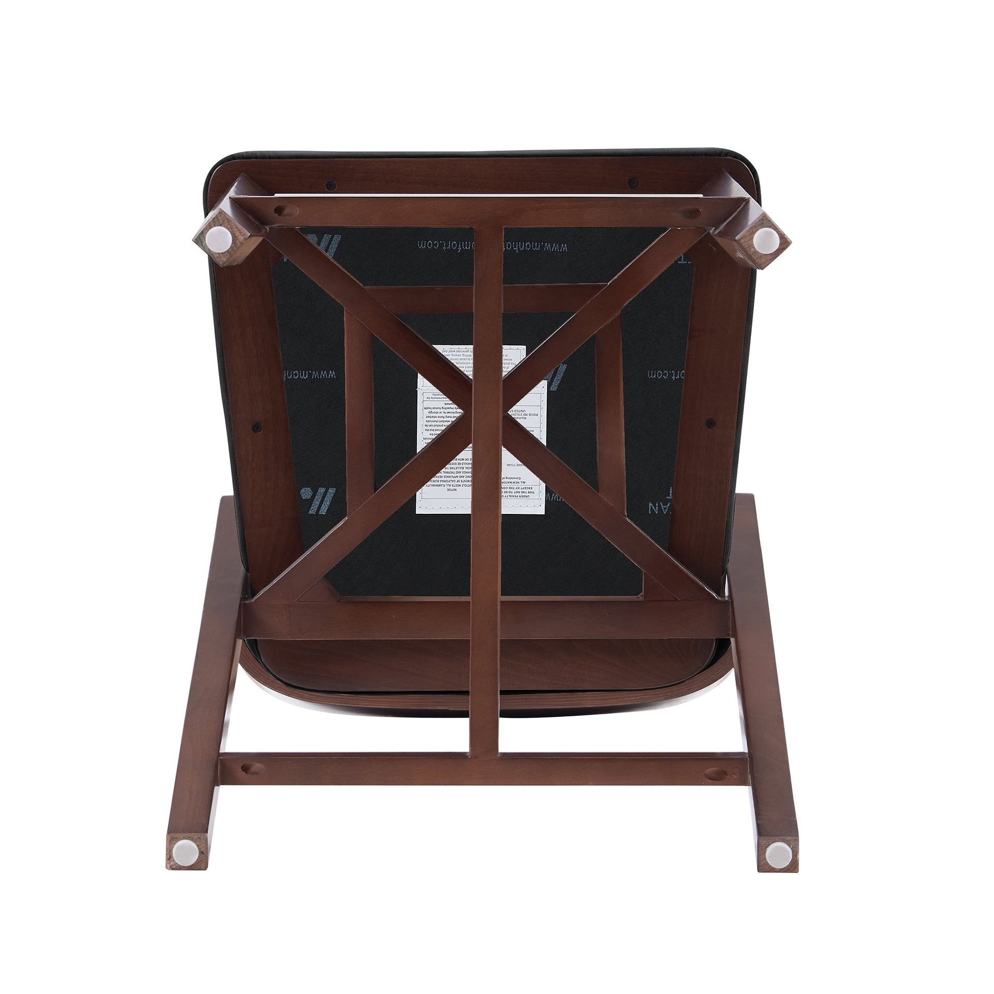 Patricia Barstool in Black (set of 2) - Ornate Home