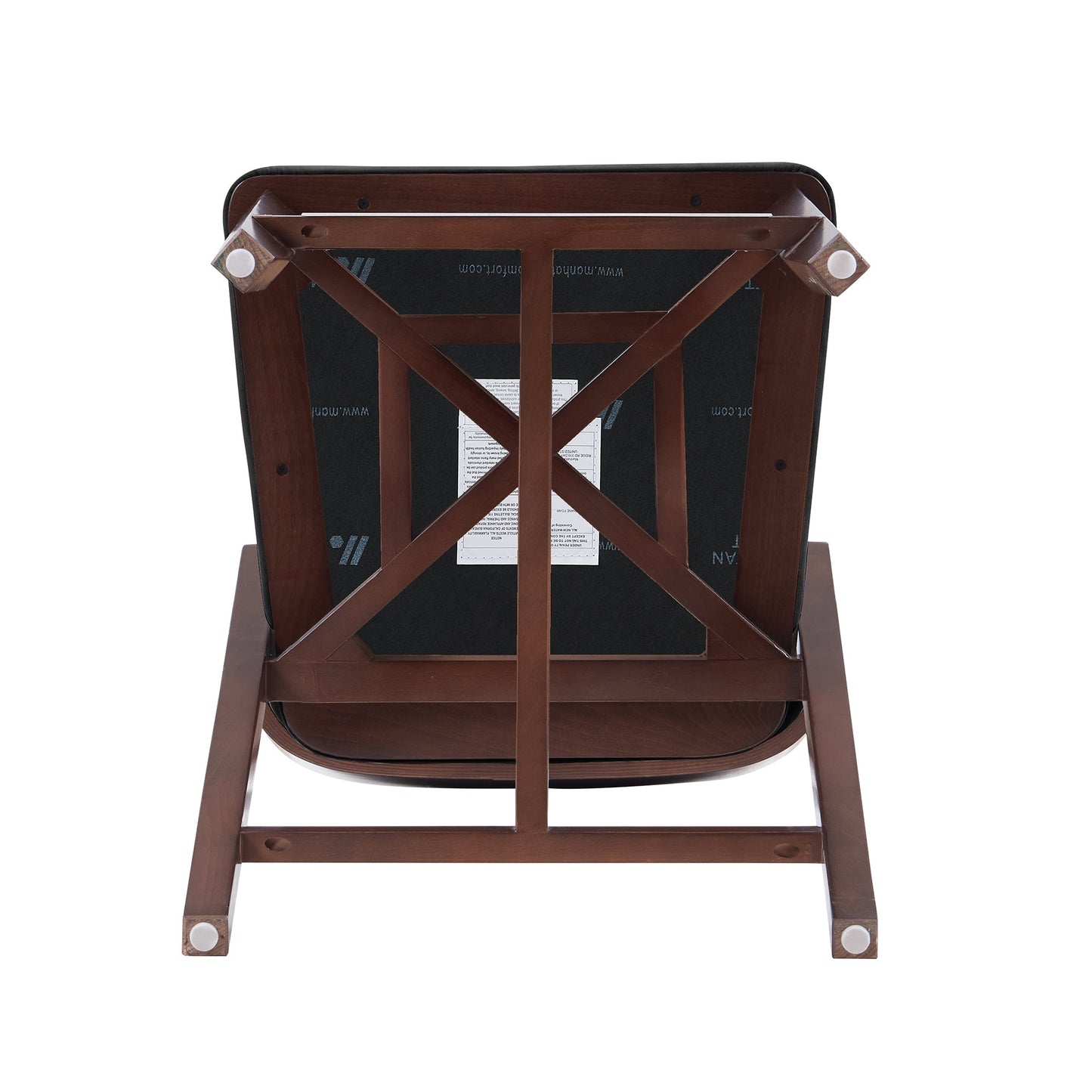 Patricia Barstool in Black (set of 3) - Ornate Home