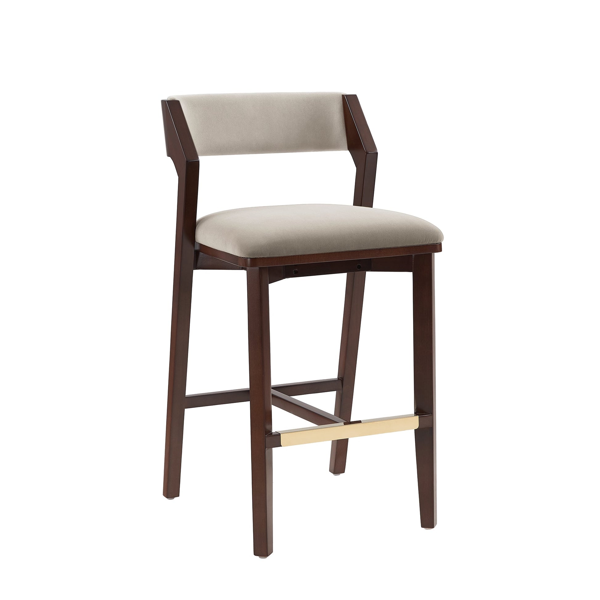 Patricia Barstool in Linen (set of 2) - Ornate Home