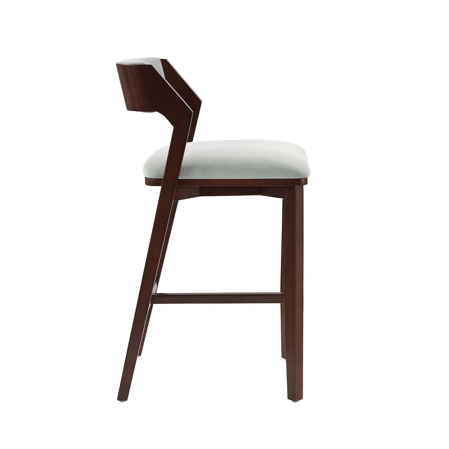 Patricia Barstool in White Glacier (set of 2) - Ornate Home