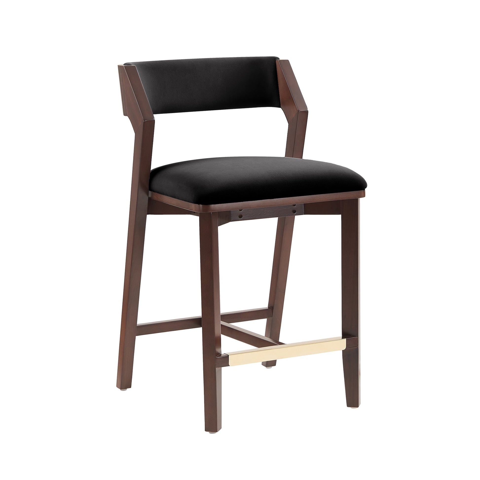 Patricia Counter Stool in Black - Ornate Home