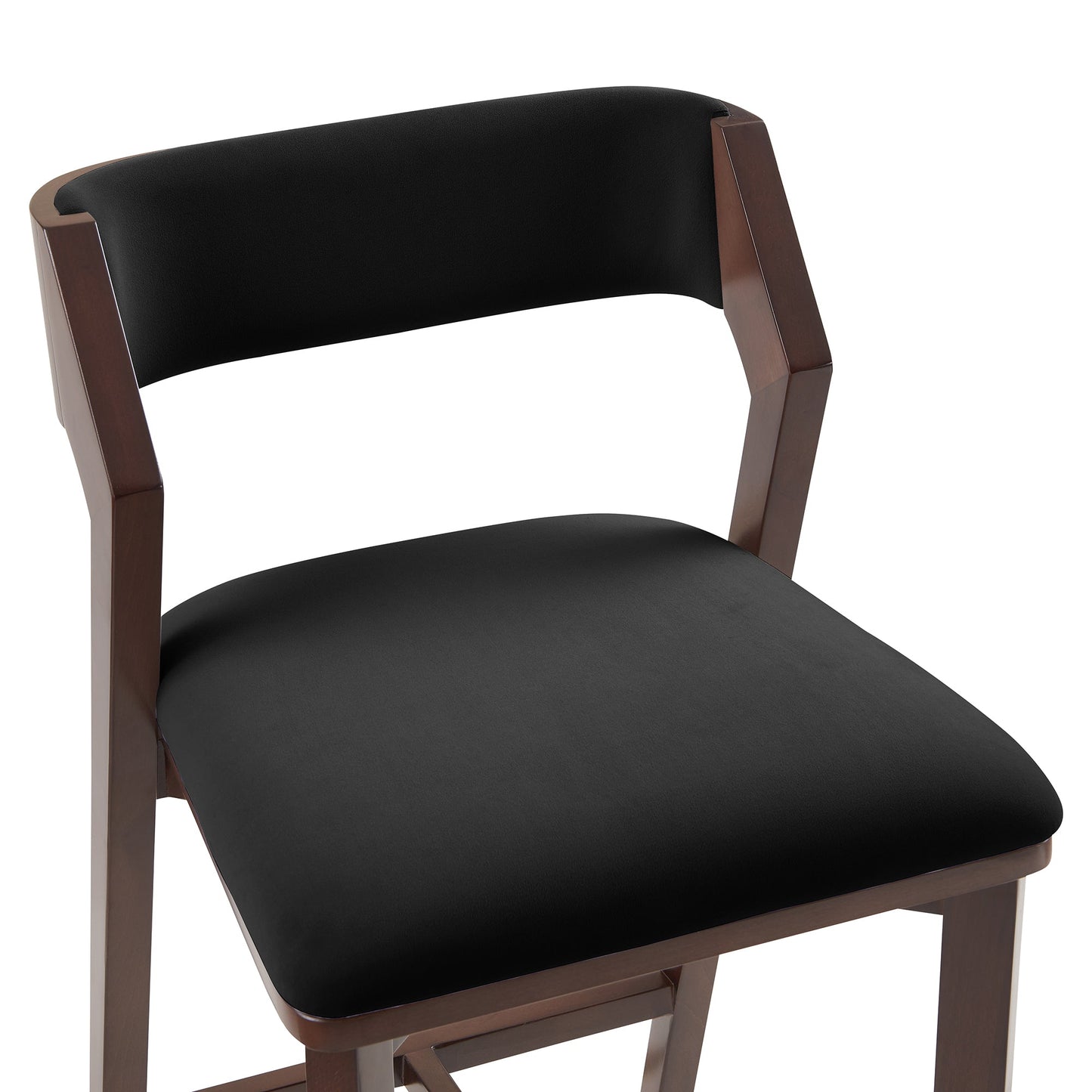 Patricia Counter Stool in Black (set of 2) - Ornate Home