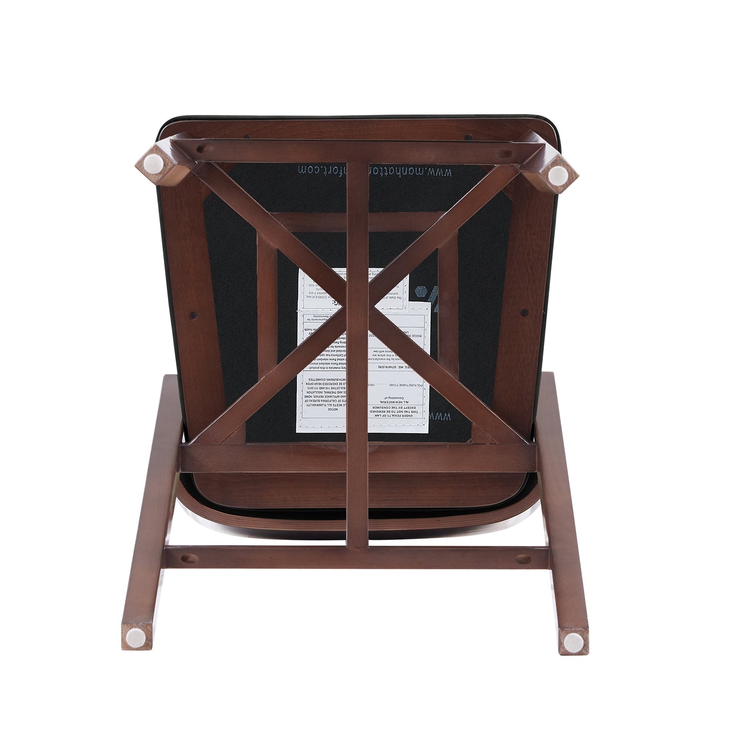 Patricia Counter Stool in Black (set of 2) - Ornate Home