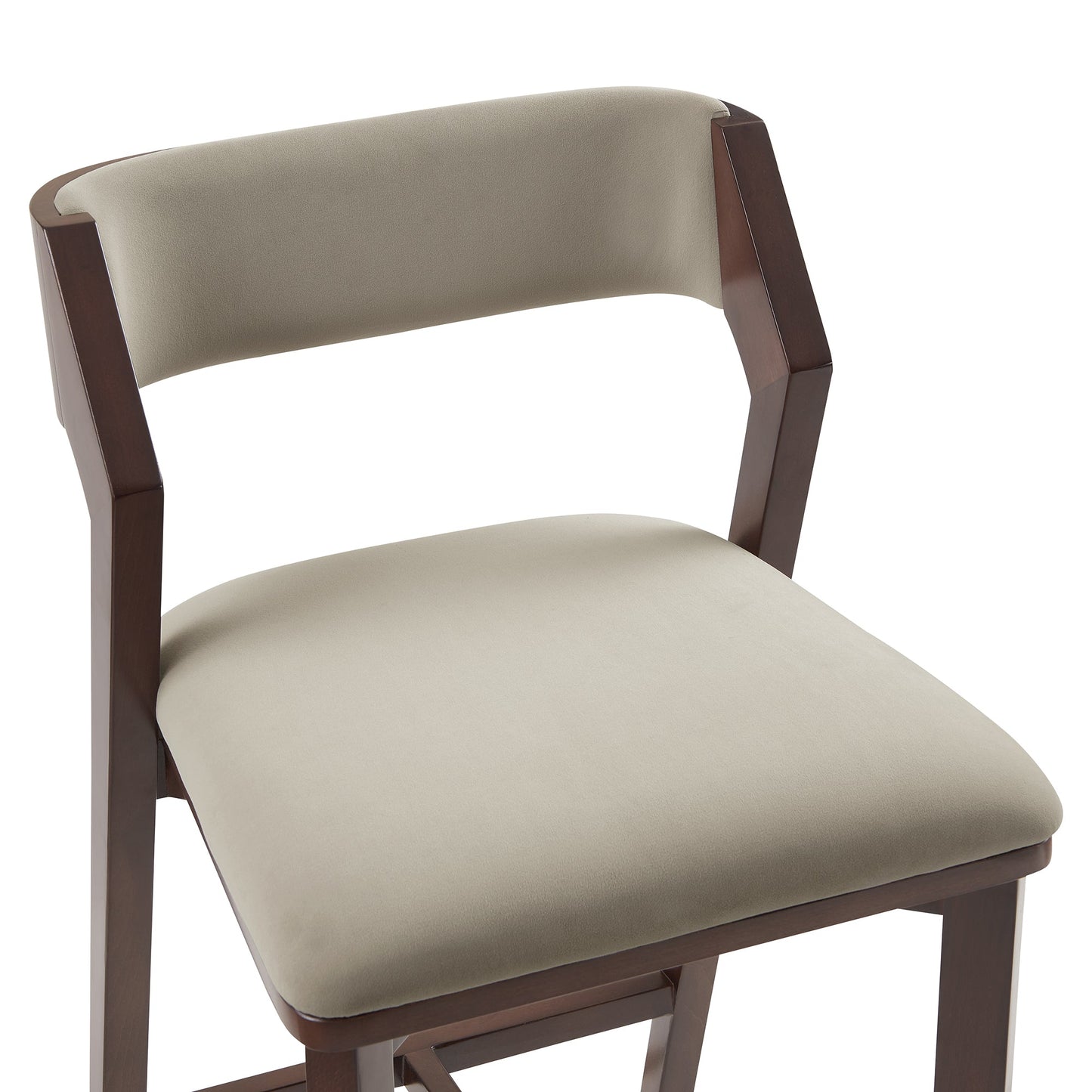Patricia Counter Stool in Linen (set of 3) - Ornate Home