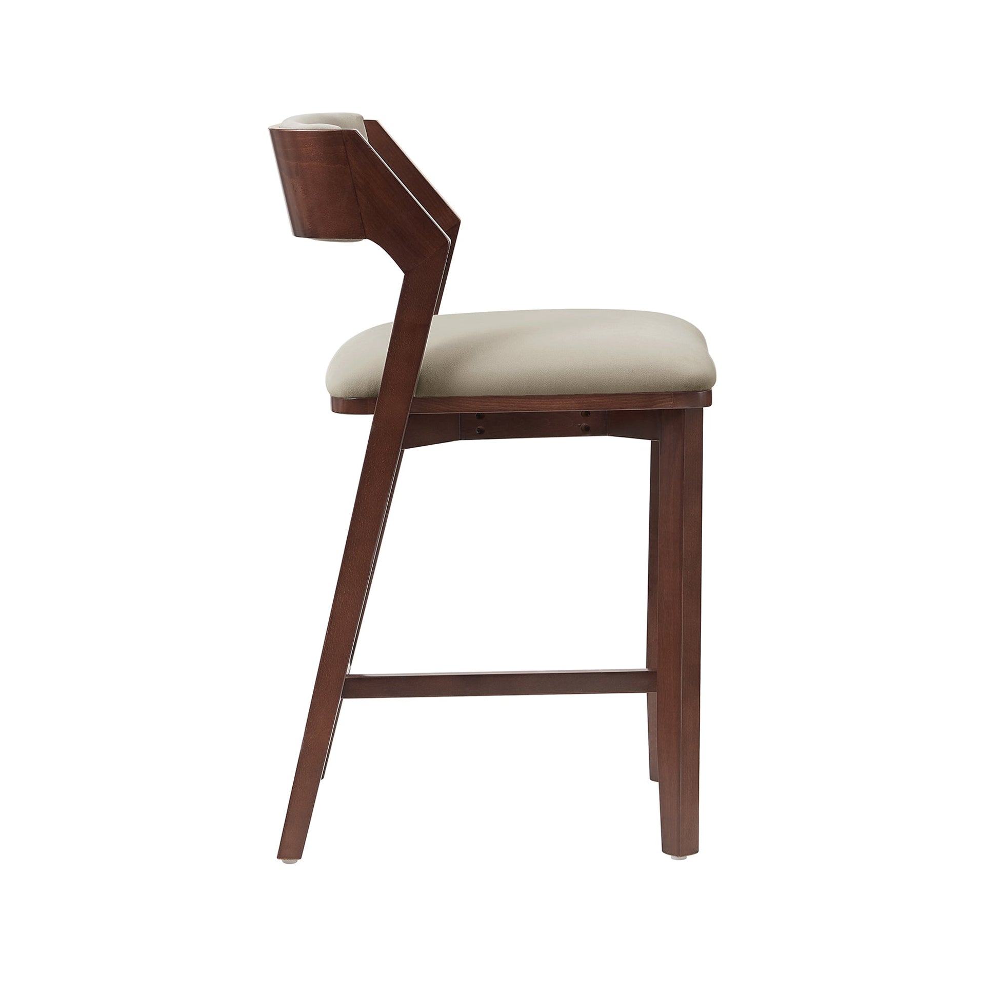 Patricia Counter Stool in Linen (set of 3) - Ornate Home
