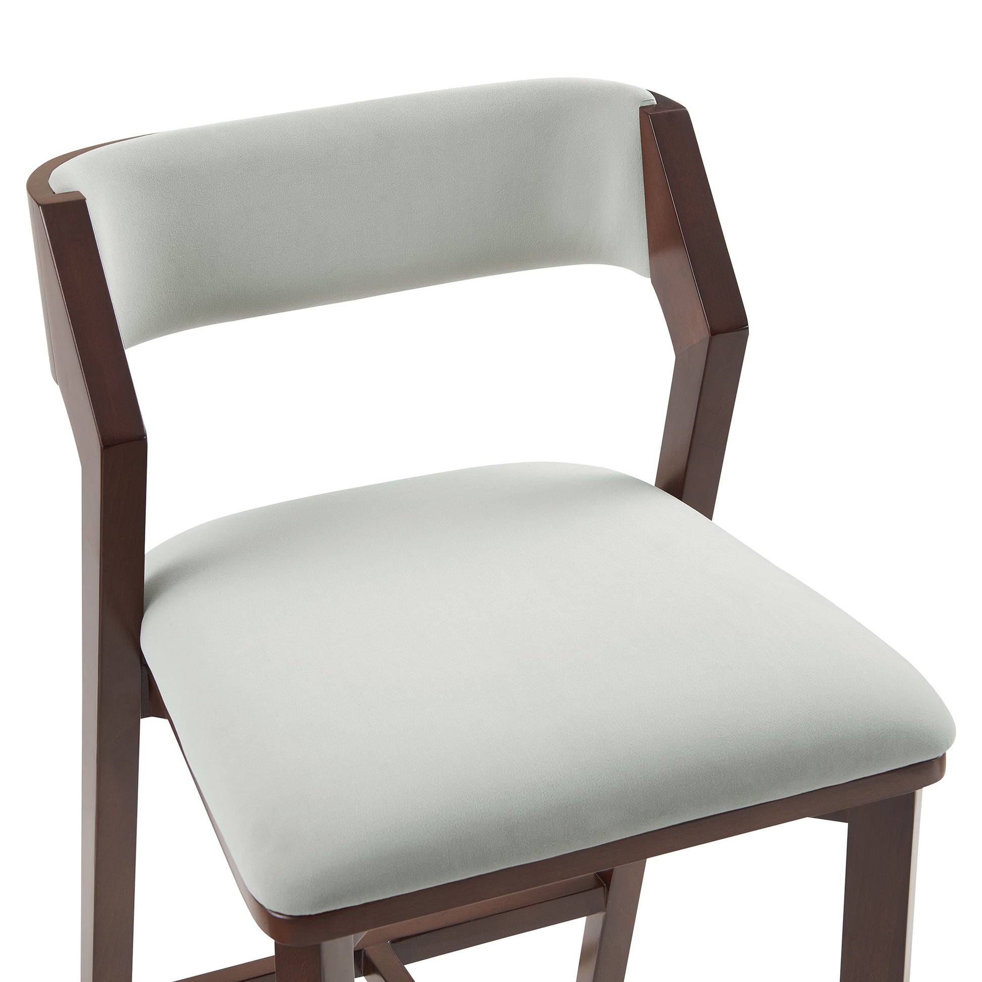 Patricia Counter Stool in White Glacier - Ornate Home