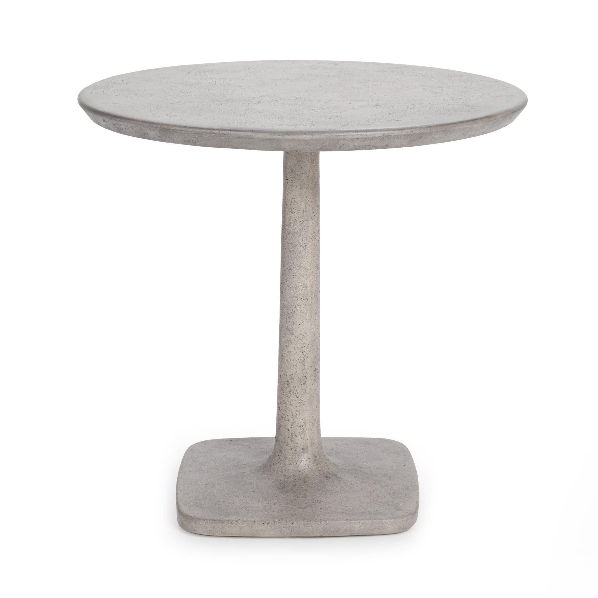 Paulina Light Gray Outdoor Bistro Table - Ornate Home