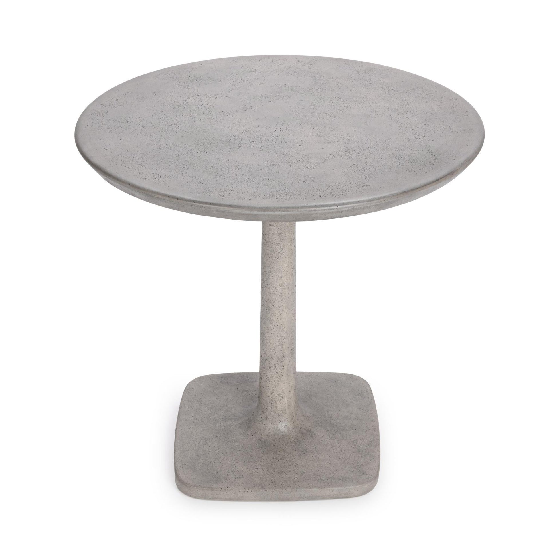 Paulina Light Gray Outdoor Bistro Table - Ornate Home