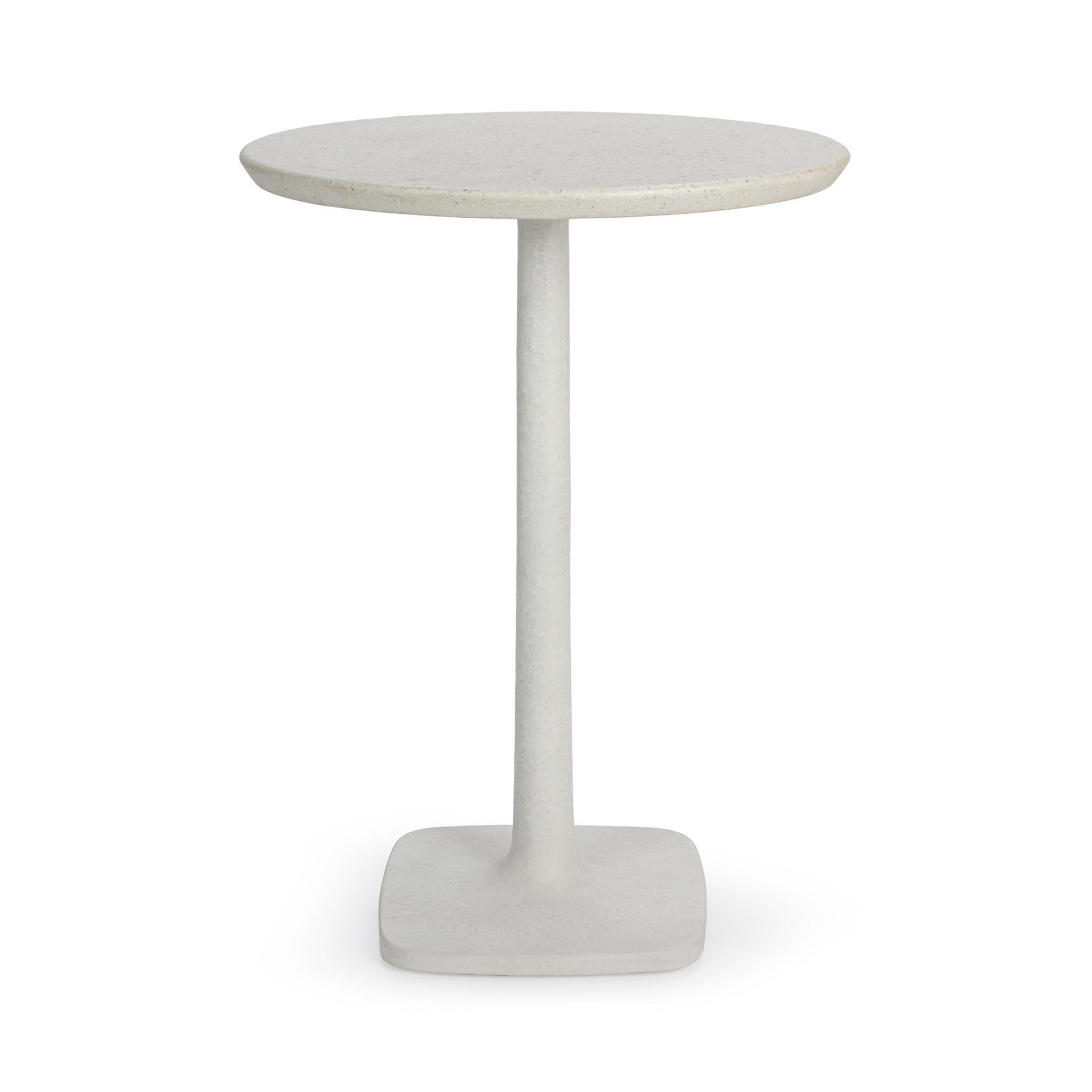Paulina White Outdoor Bar Table - Ornate Home