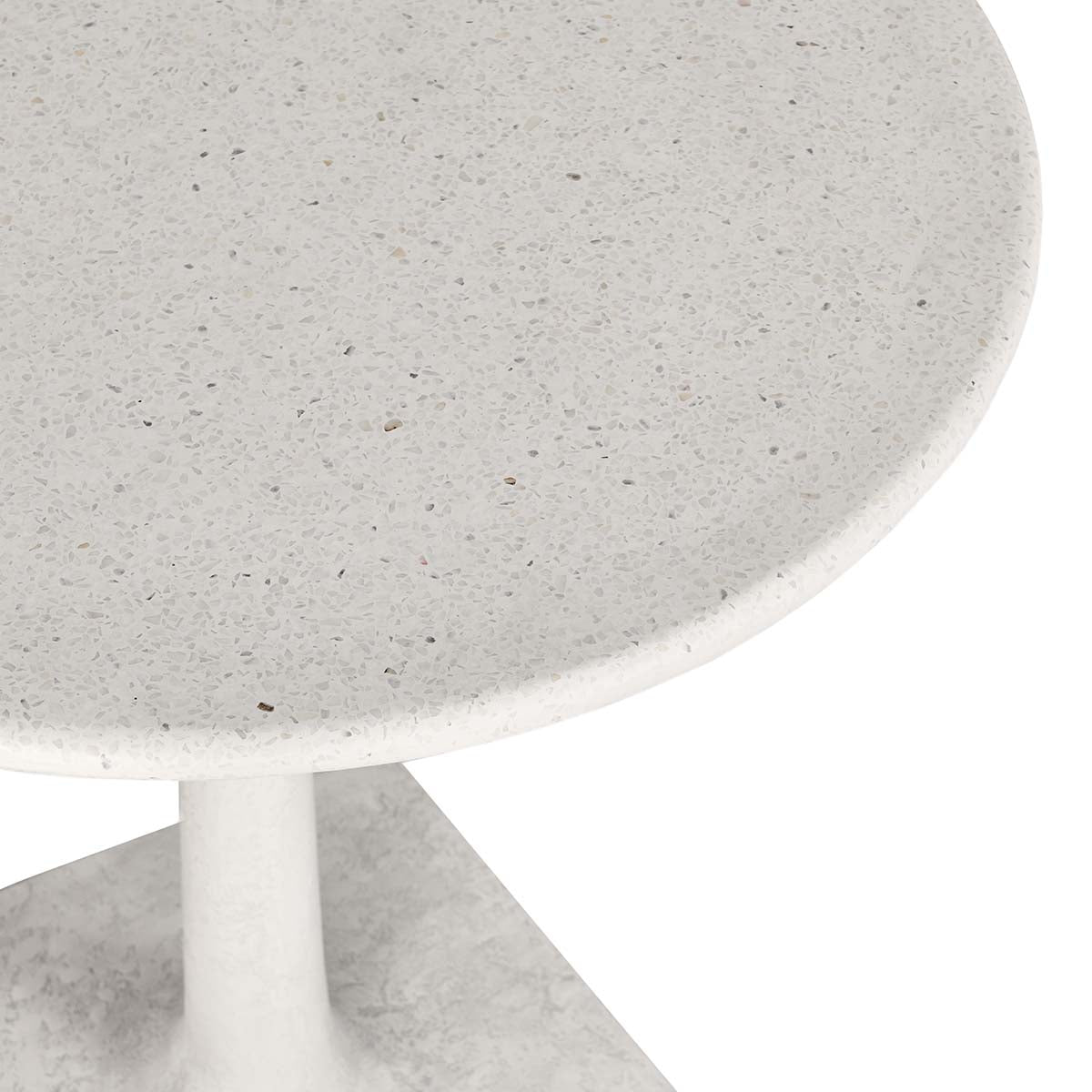 Paulina White Outdoor Bistro Table - Ornate Home