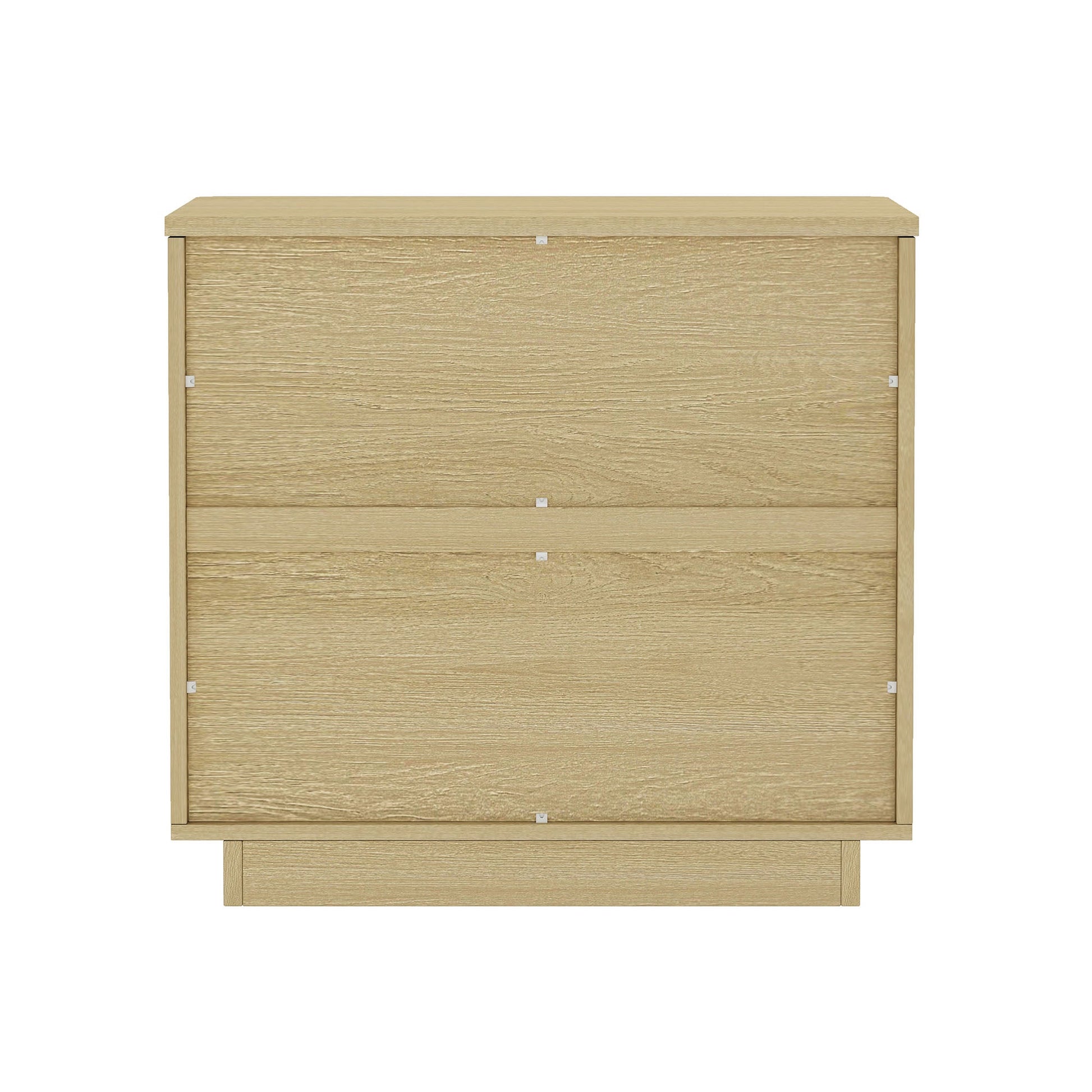 Payton Nightstand in Natural Oak and Gold - Ornate Home