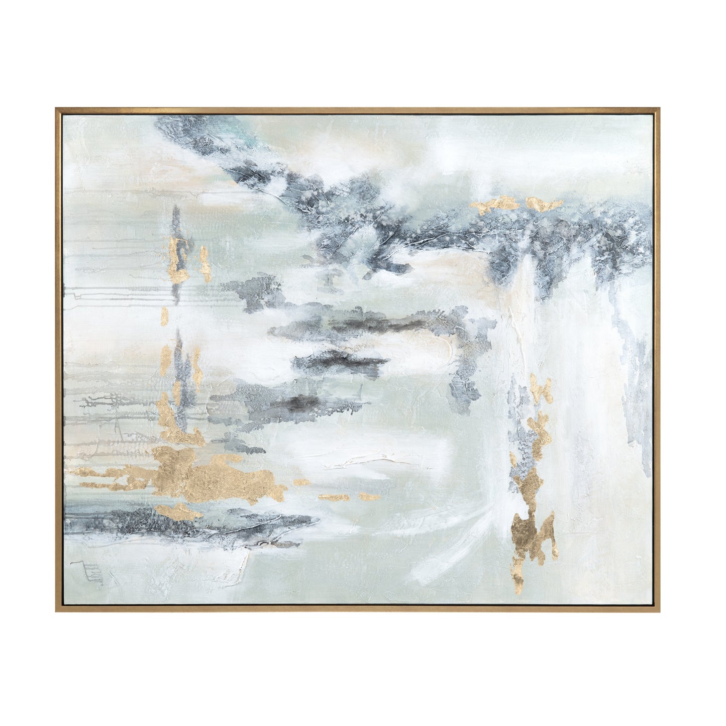 Peace Of Mind Green/Gold Canvas - Ornate Home