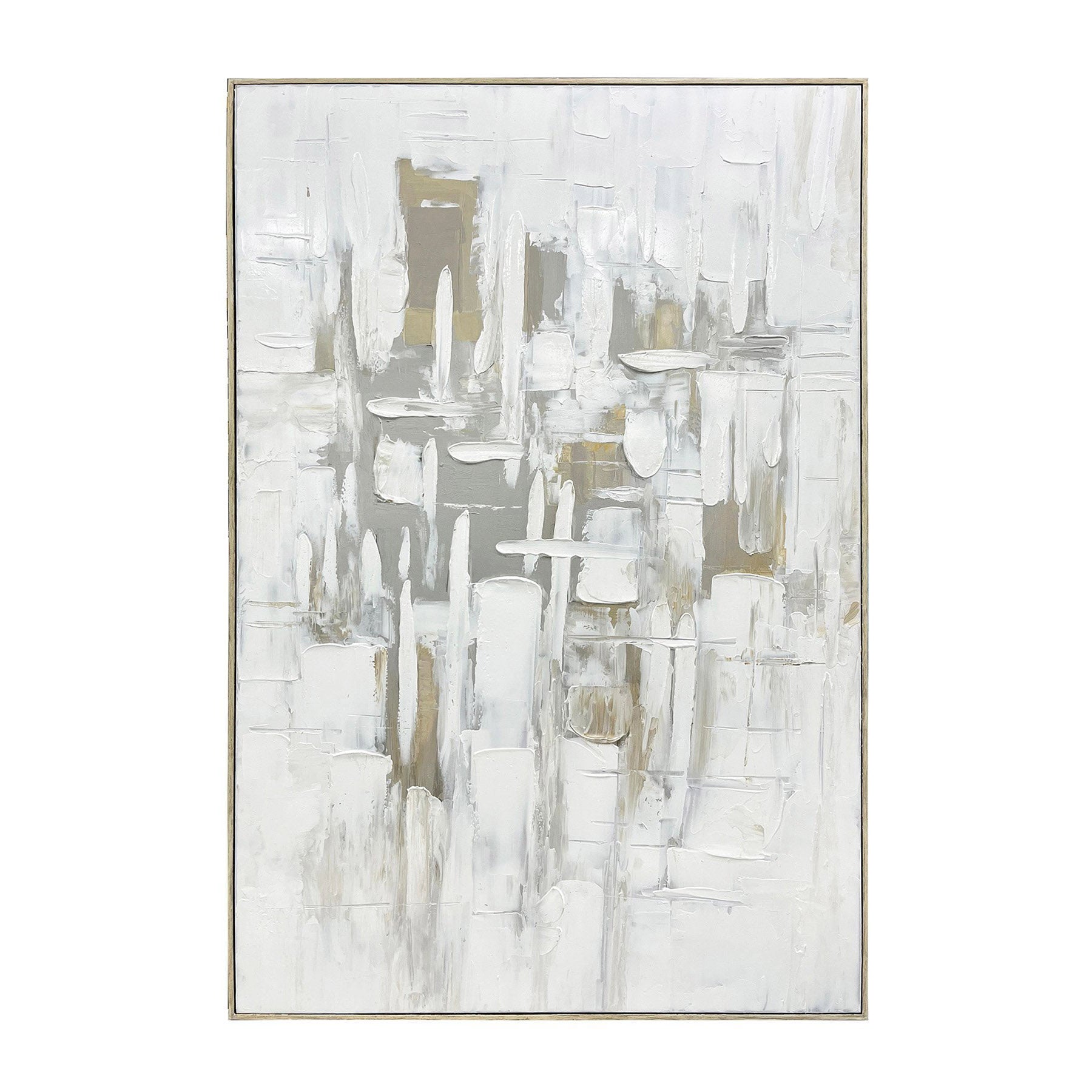 Peacham White/Grey Canvas - Ornate Home