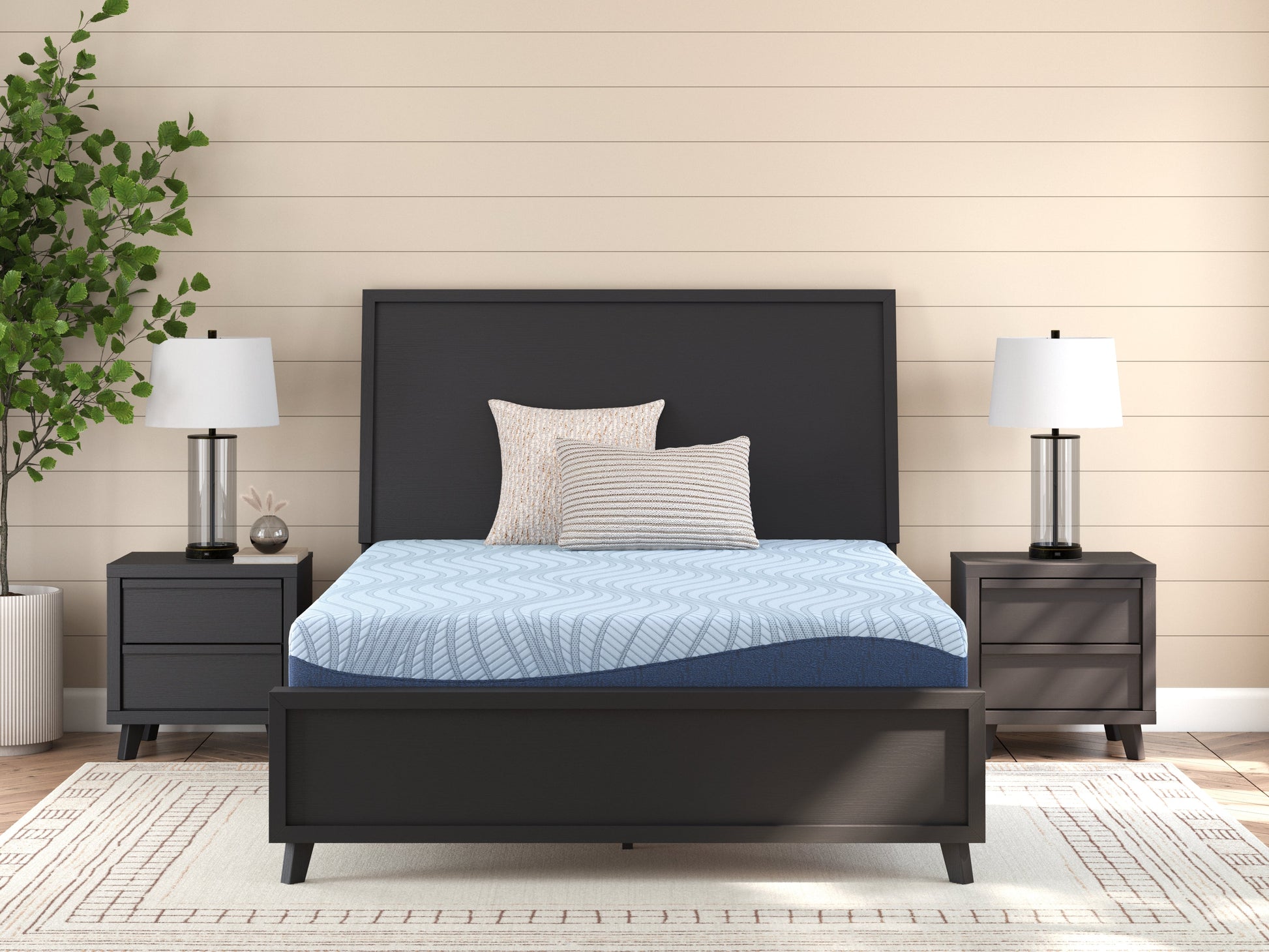 Peak 2.0 10 Memory Foam White California King Mattress- Viva Furn