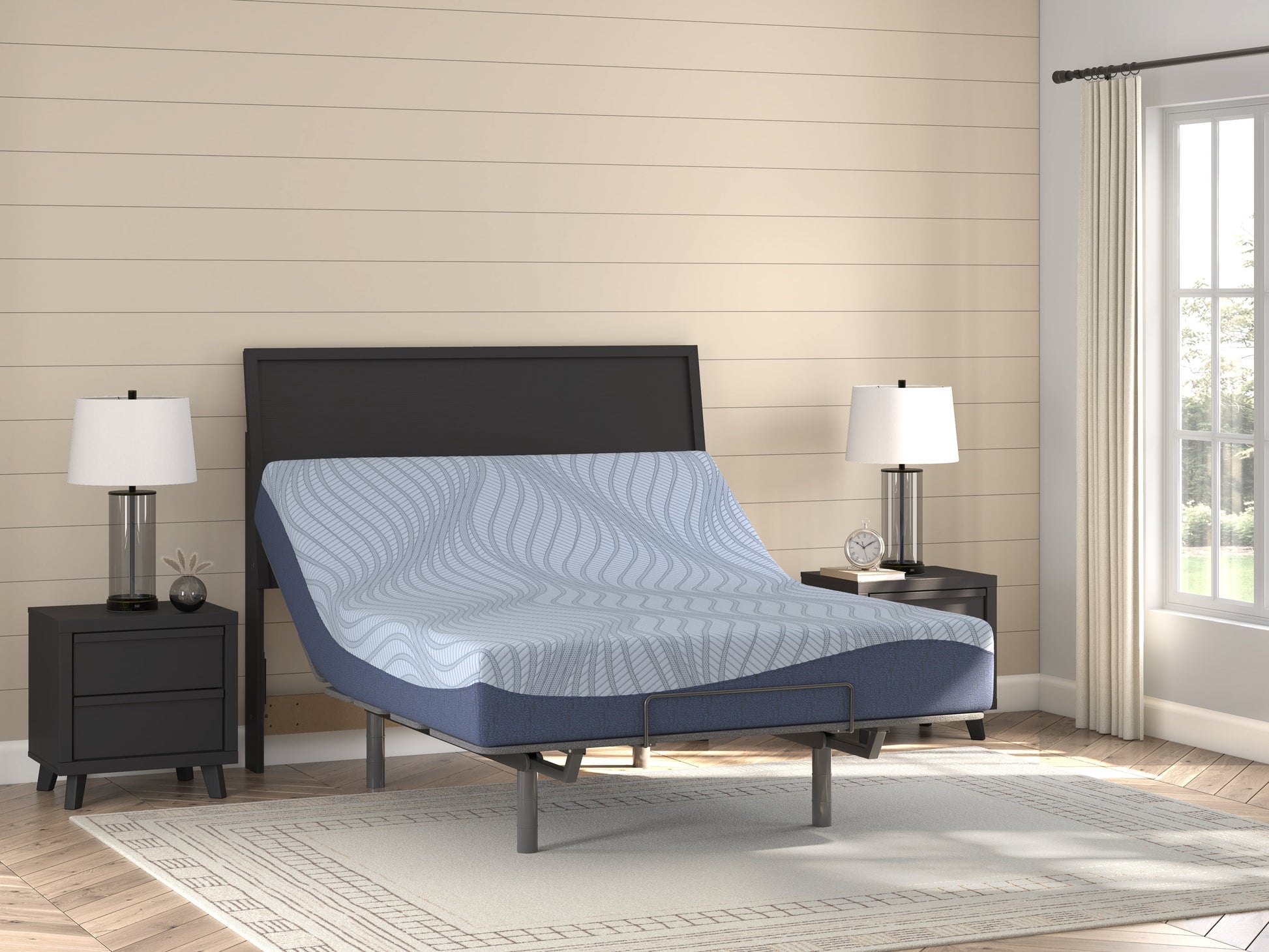 Peak 2.0 10 Memory Foam White California King Mattress- Viva Furn