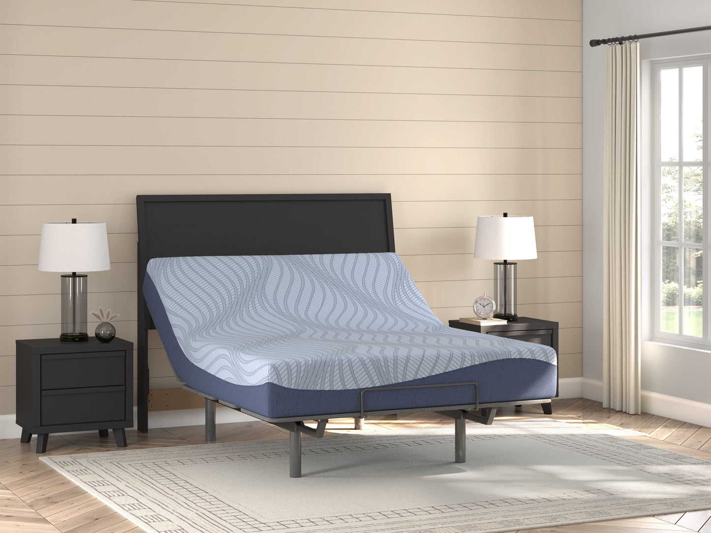 Peak 2.0 10 Memory Foam White King Mattress- Viva Furn