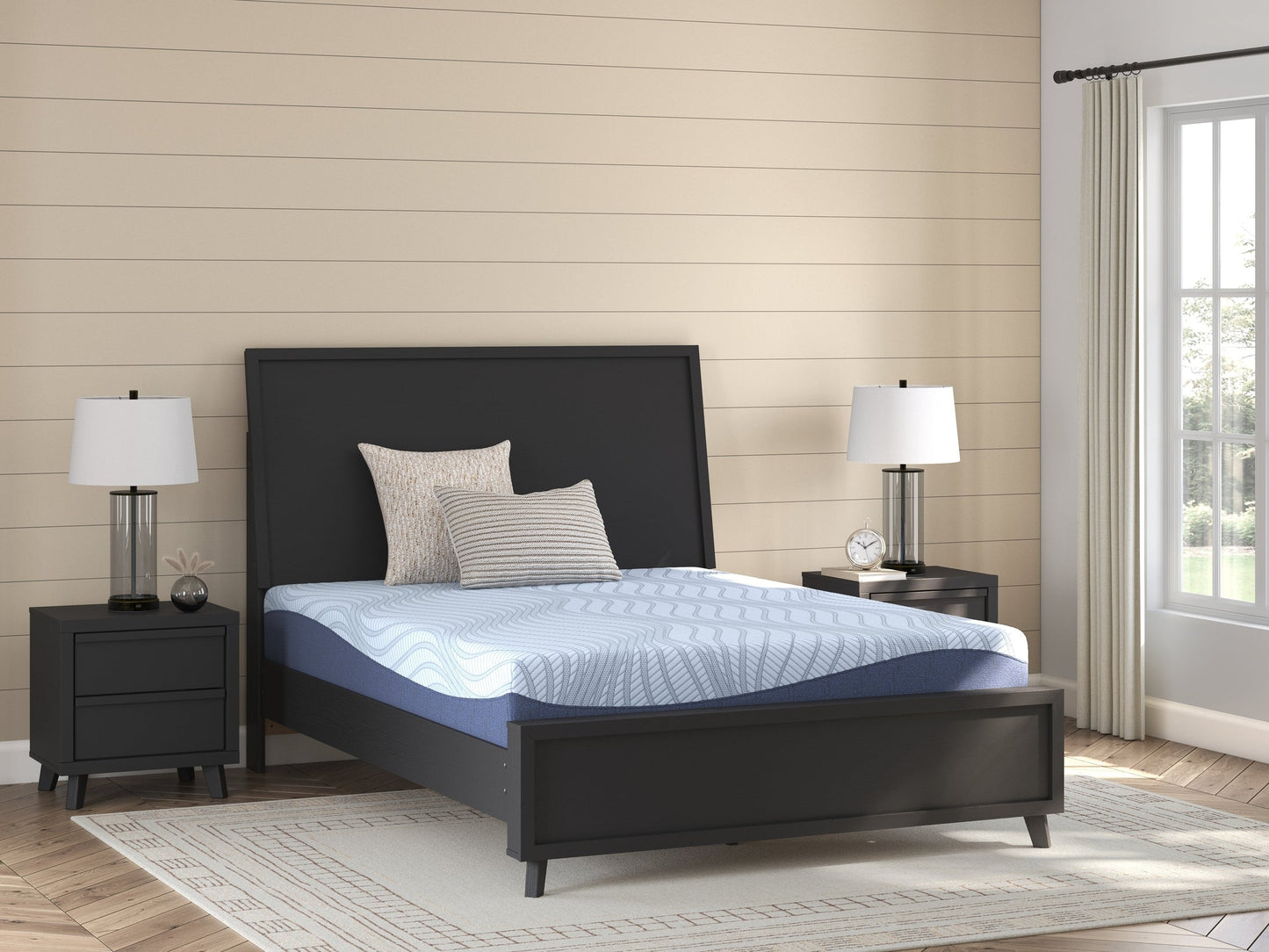 Peak 2.0 10 Memory Foam White Queen Mattress- Viva Furn