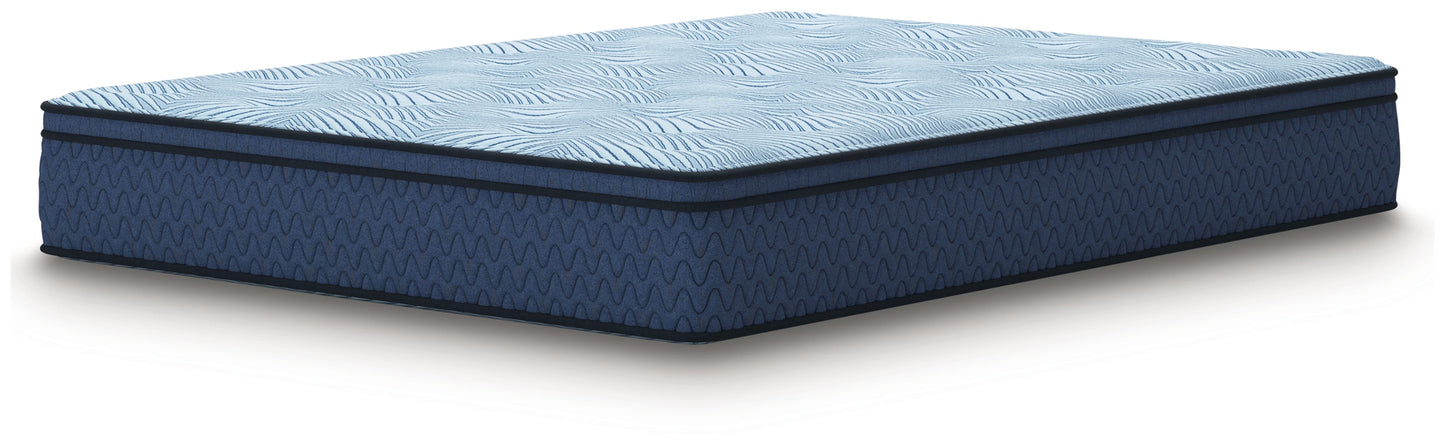 Peak 2.0 12 Hybrid Light Blue Queen Mattress- Viva Furn