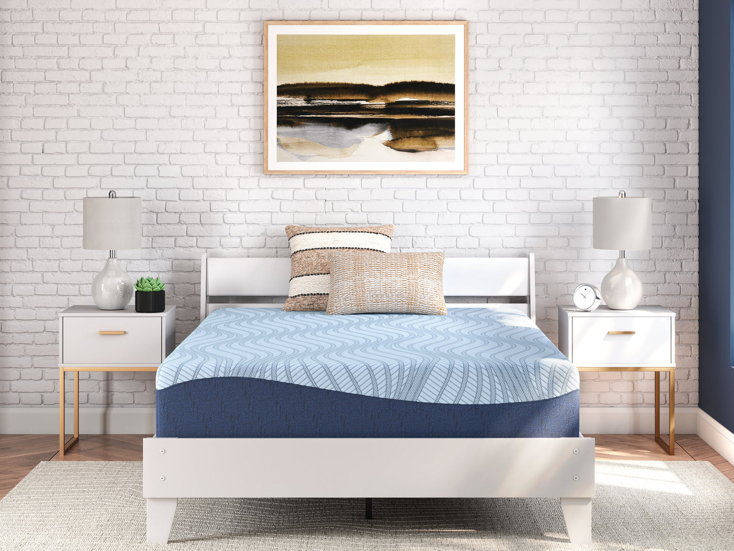 Peak 2.0 12 Memory Foam White King Mattress- Viva Furn