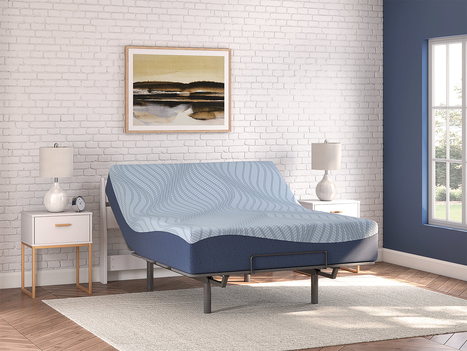 Peak 2.0 12 Memory Foam White Twin Mattress- Viva Furn