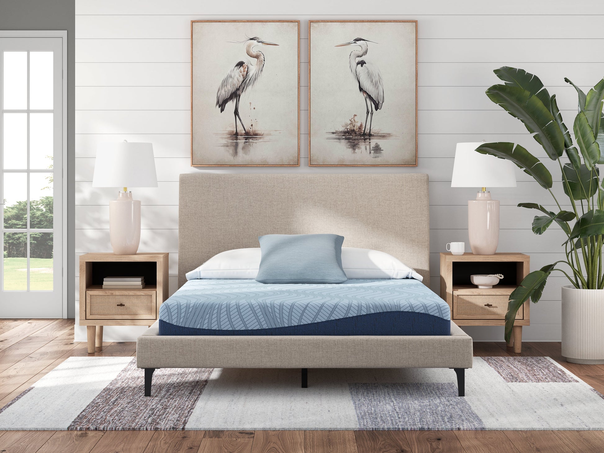 Peak 2.0 8 Memory Foam White Full Mattress- Viva Furn
