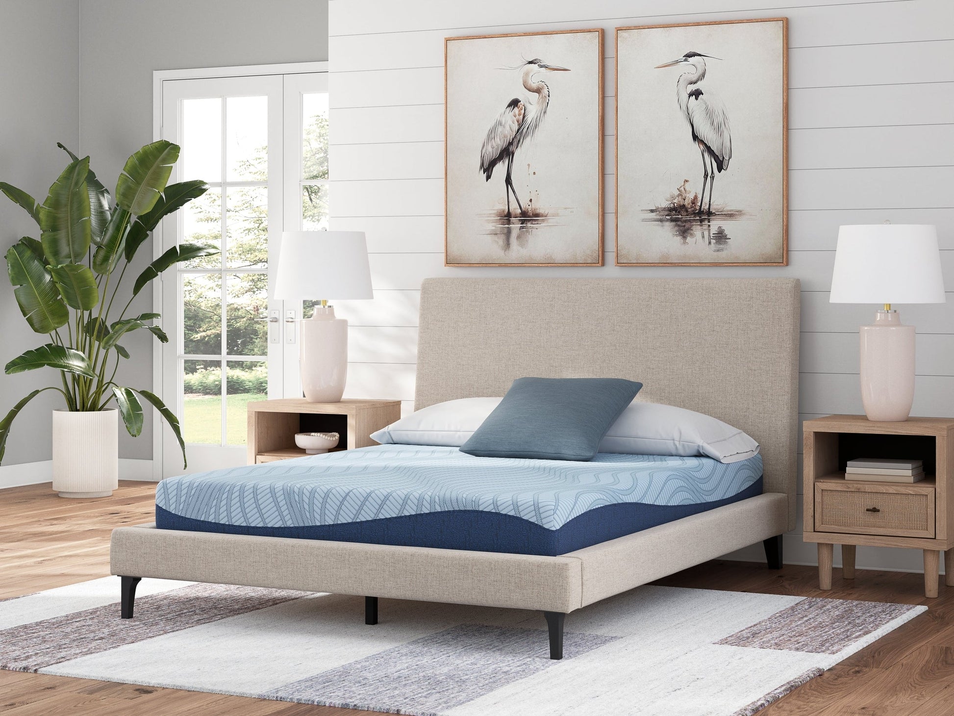 Peak 2.0 8 Memory Foam White Twin Mattress- Viva Furn