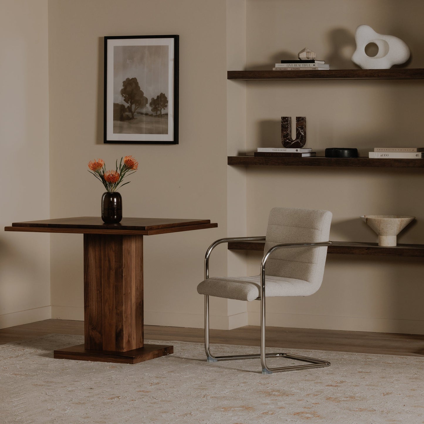 Pedro Beige Dining Chair (Set of 2) - Ornate Home