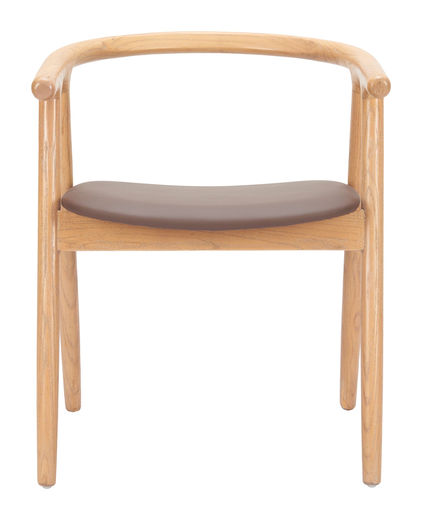 Peker Brown & Natural Dining Chair (Set of 2) - Ornate Home