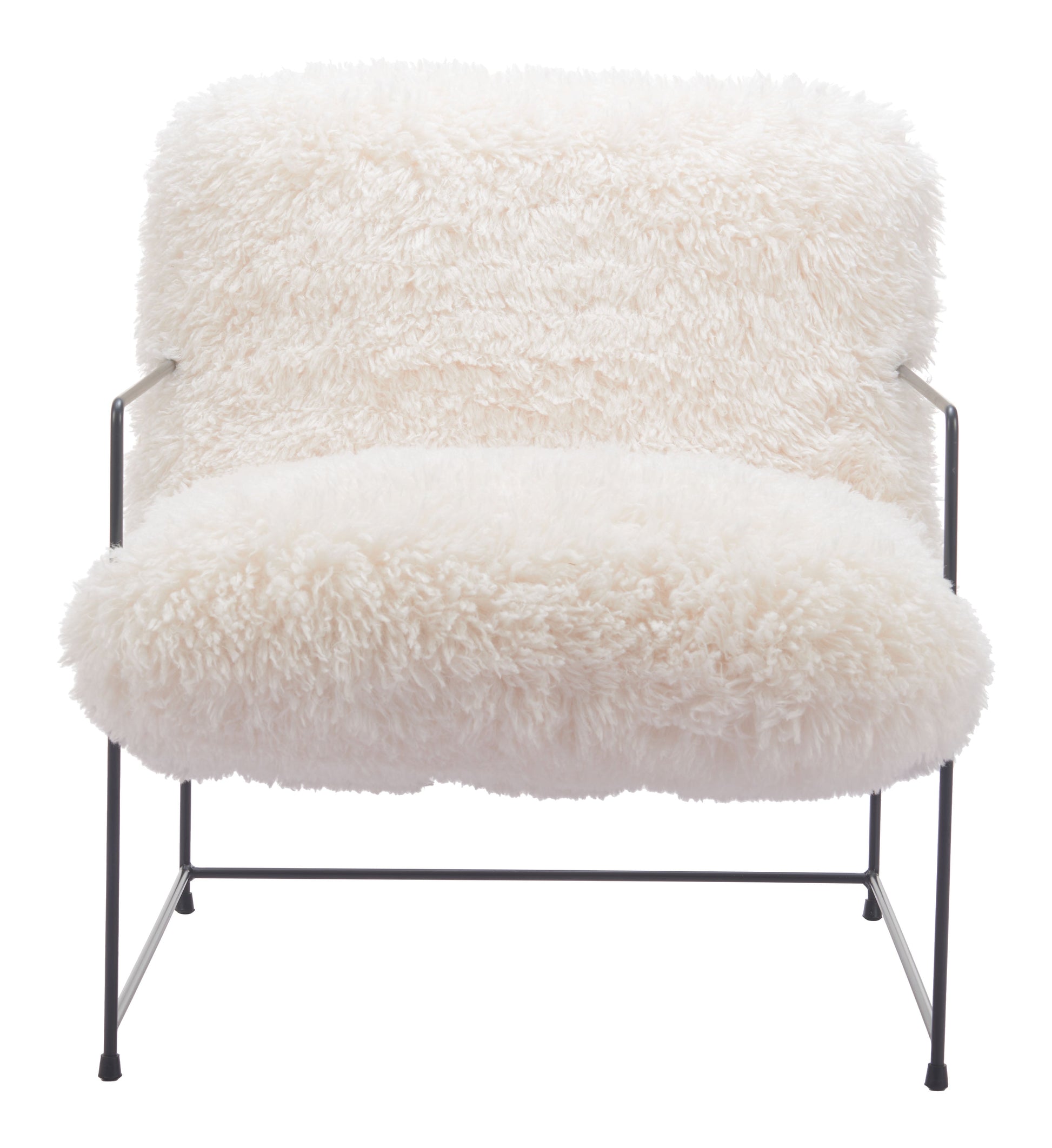 Pelut White Accent Chair - Ornate Home