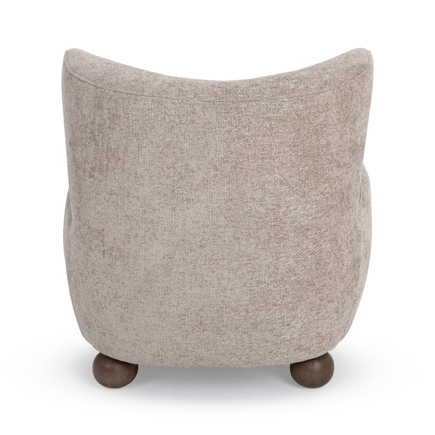 Penelope Mushroom Taupe Accent Chair - Ornate Home