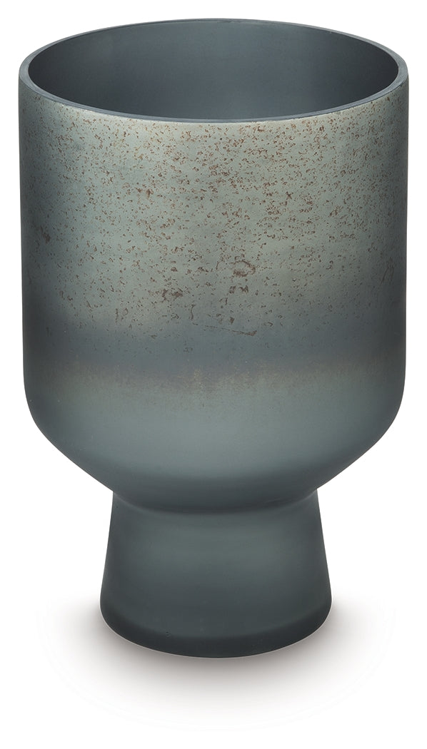 Pennmore Antique Blue Vase (12''H)- Viva Furn