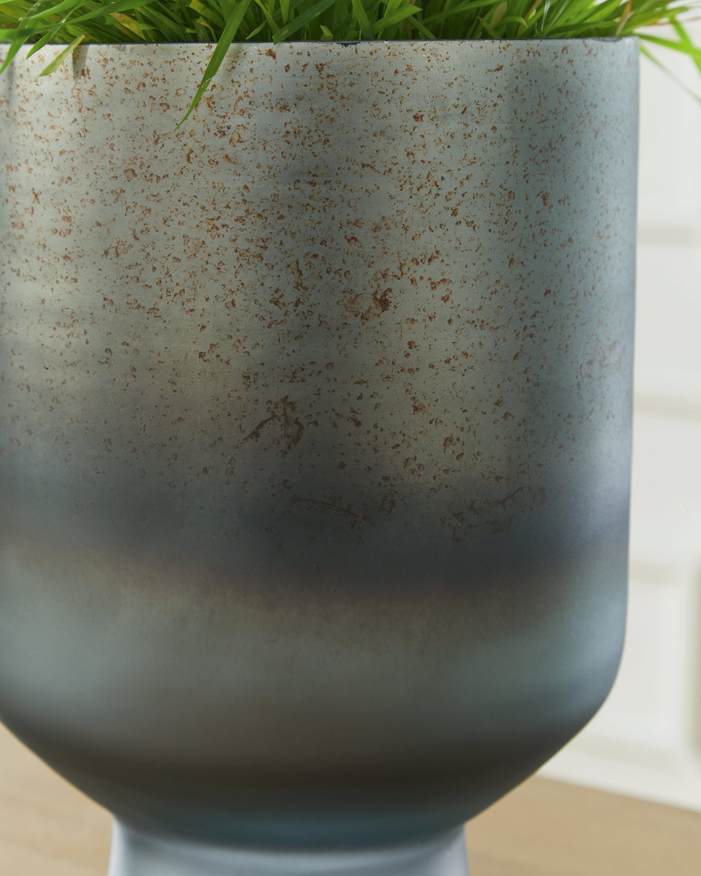 Pennmore Antique Blue Vase (12''H)- Viva Furn