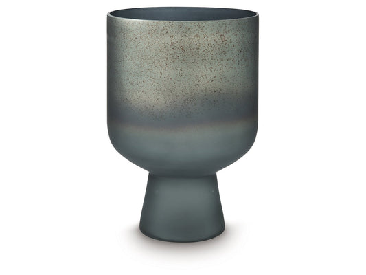 Pennmore Antique Blue Vase (15''H)- Viva Furn