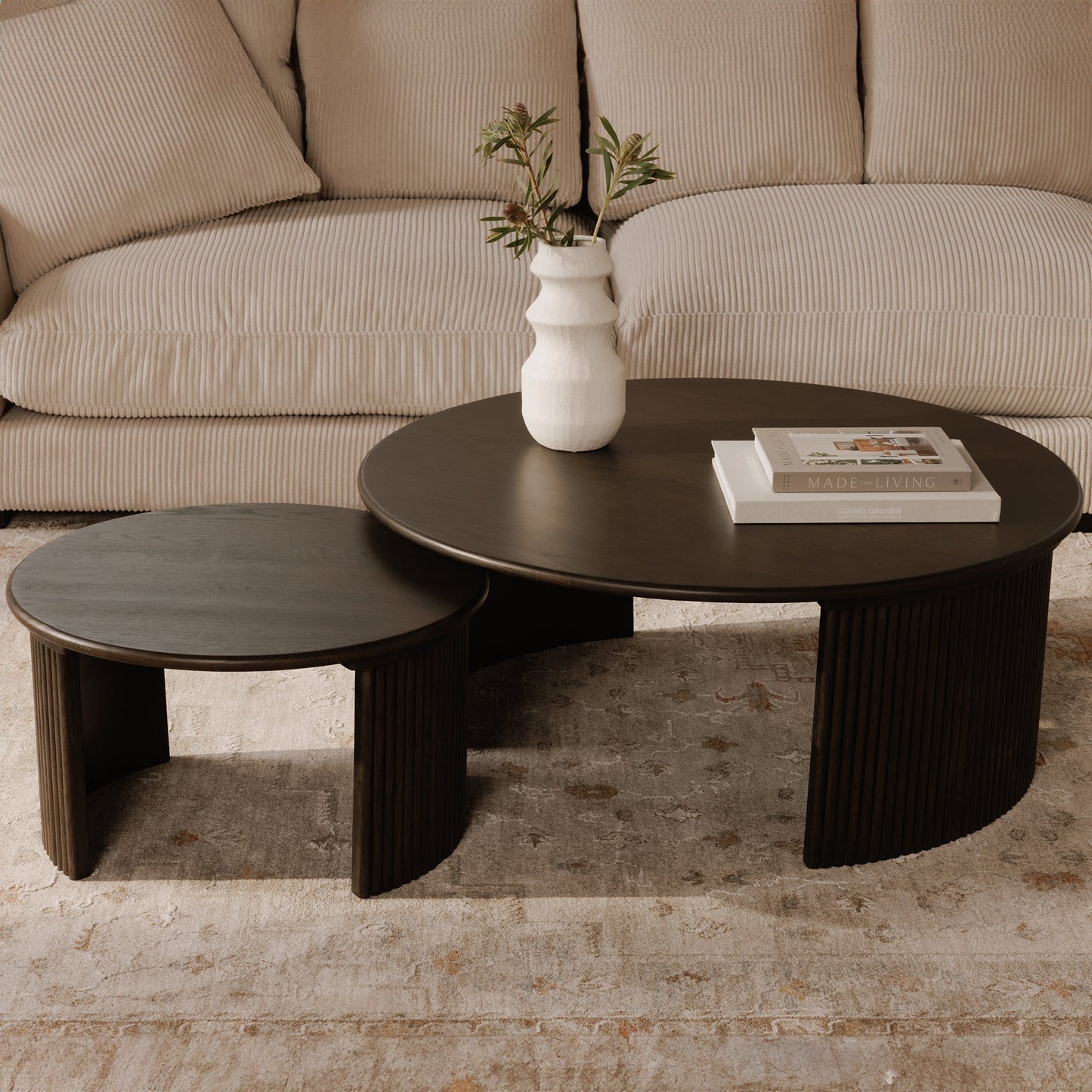 Penny Dark Brown Large Coffee Table - Ornate Home