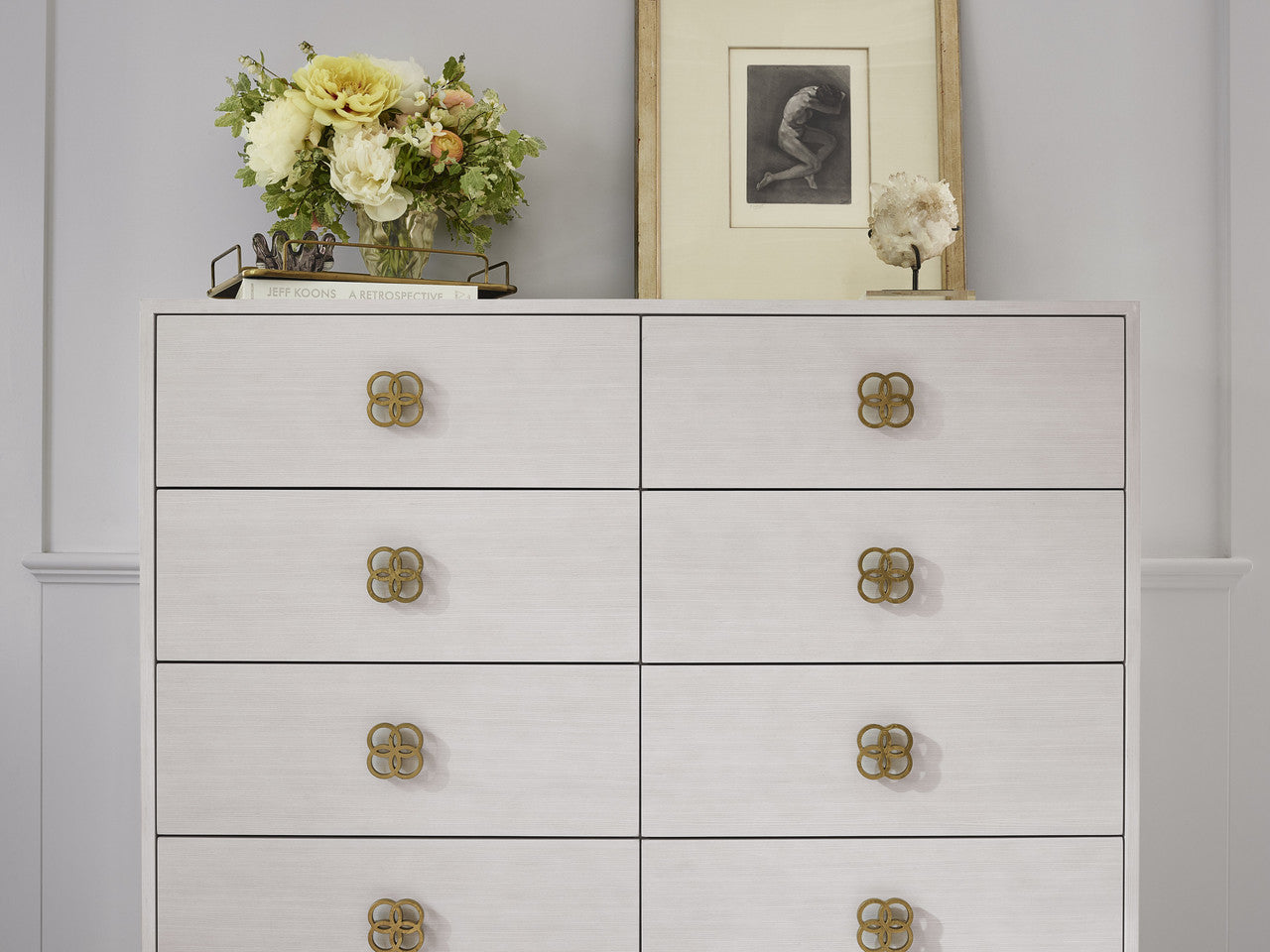 Peony Alabaster Drawer Chest - Ornate Home