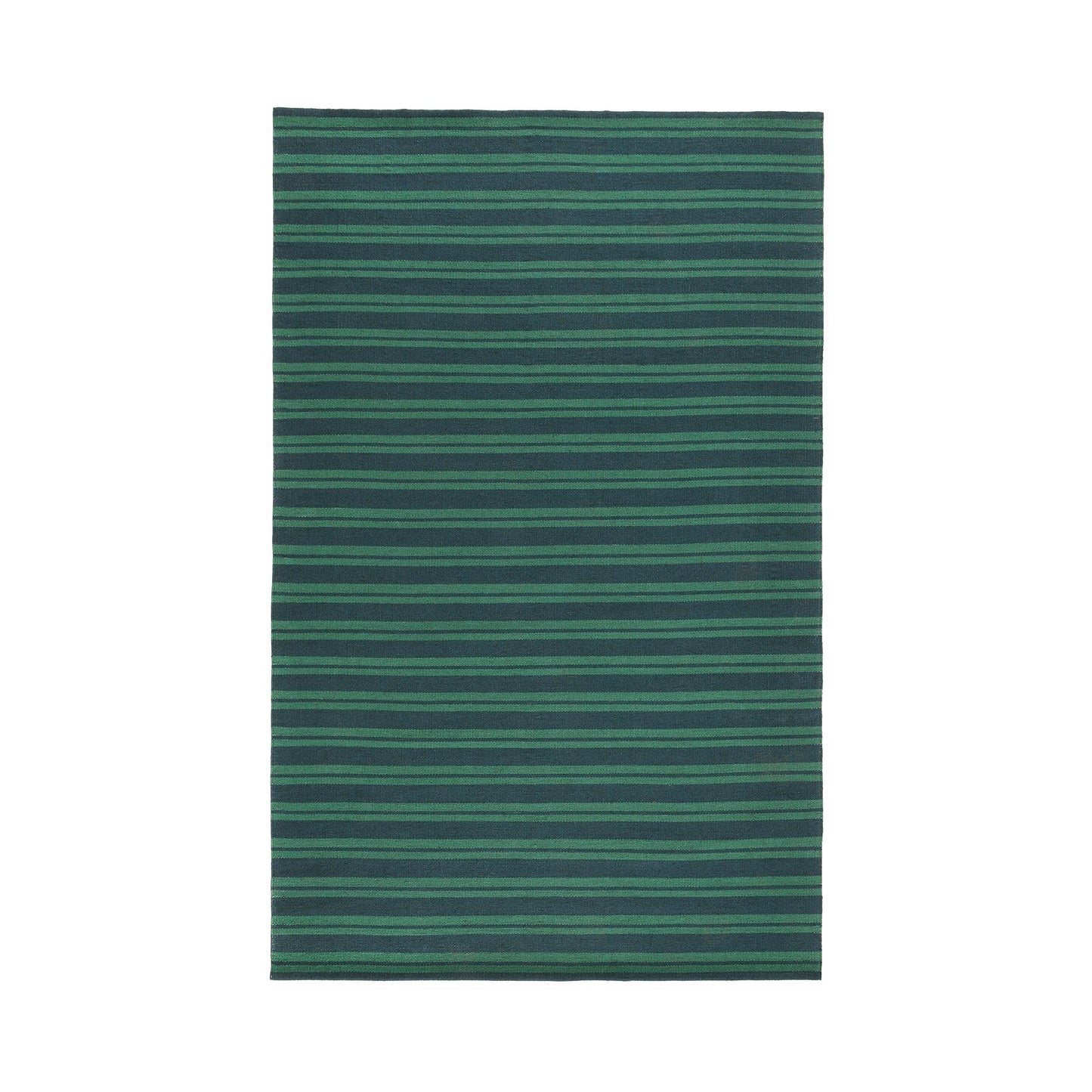 Performance Palma Deep Blue/Green Stripe Rug - Ornate Home