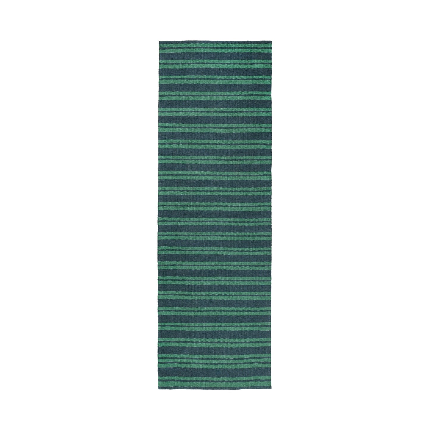 Performance Palma Deep Blue/Green Stripe Rug - Ornate Home