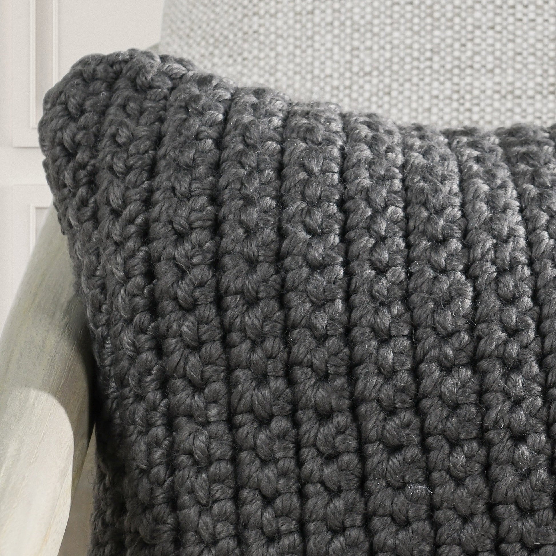 Performance Prism Dark Gray Throw Pillow (Set of 2) - Ornate Home