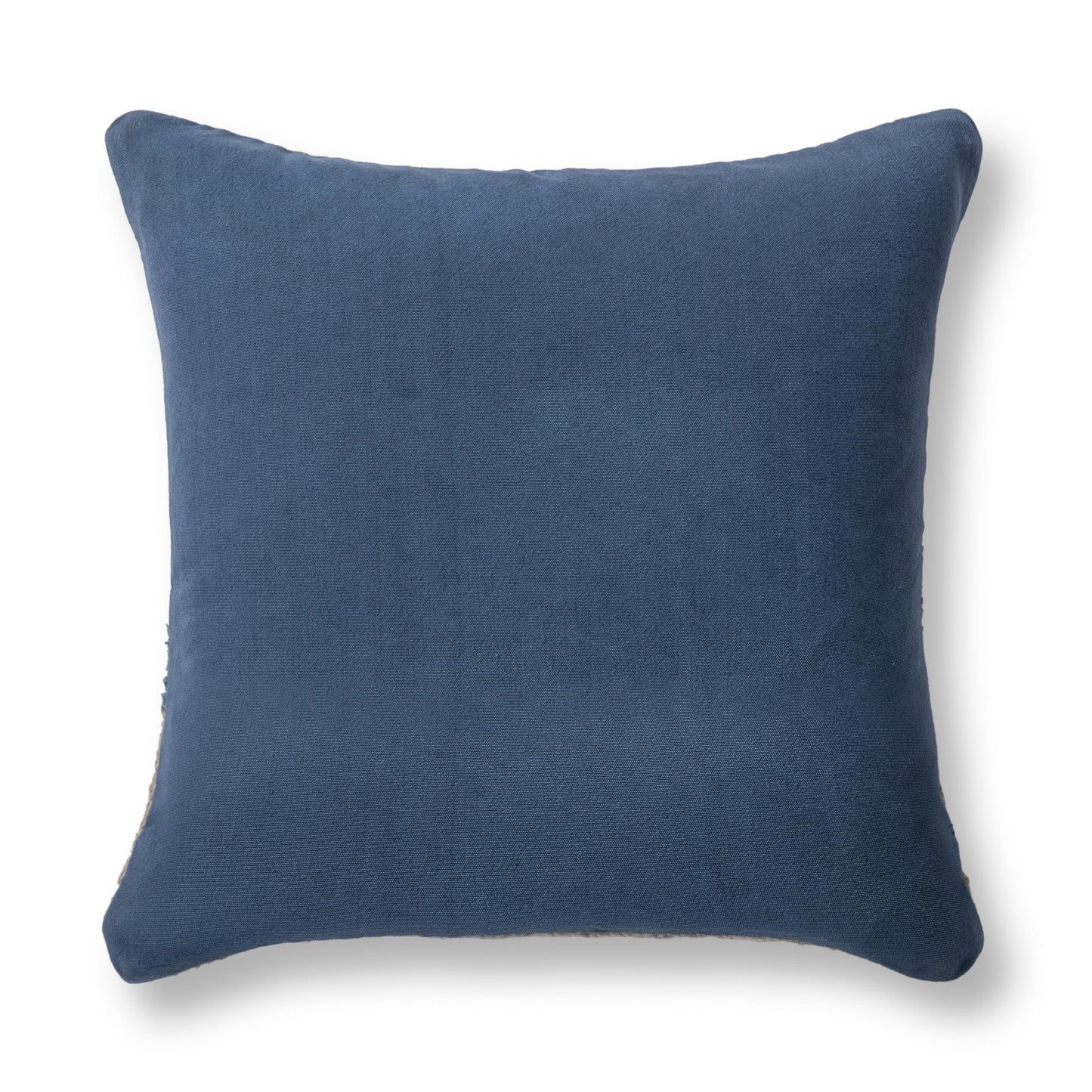 Performance Sita Blue Sea/ Natural 22x22 Throw Pillow (Set of 2) - Ornate Home
