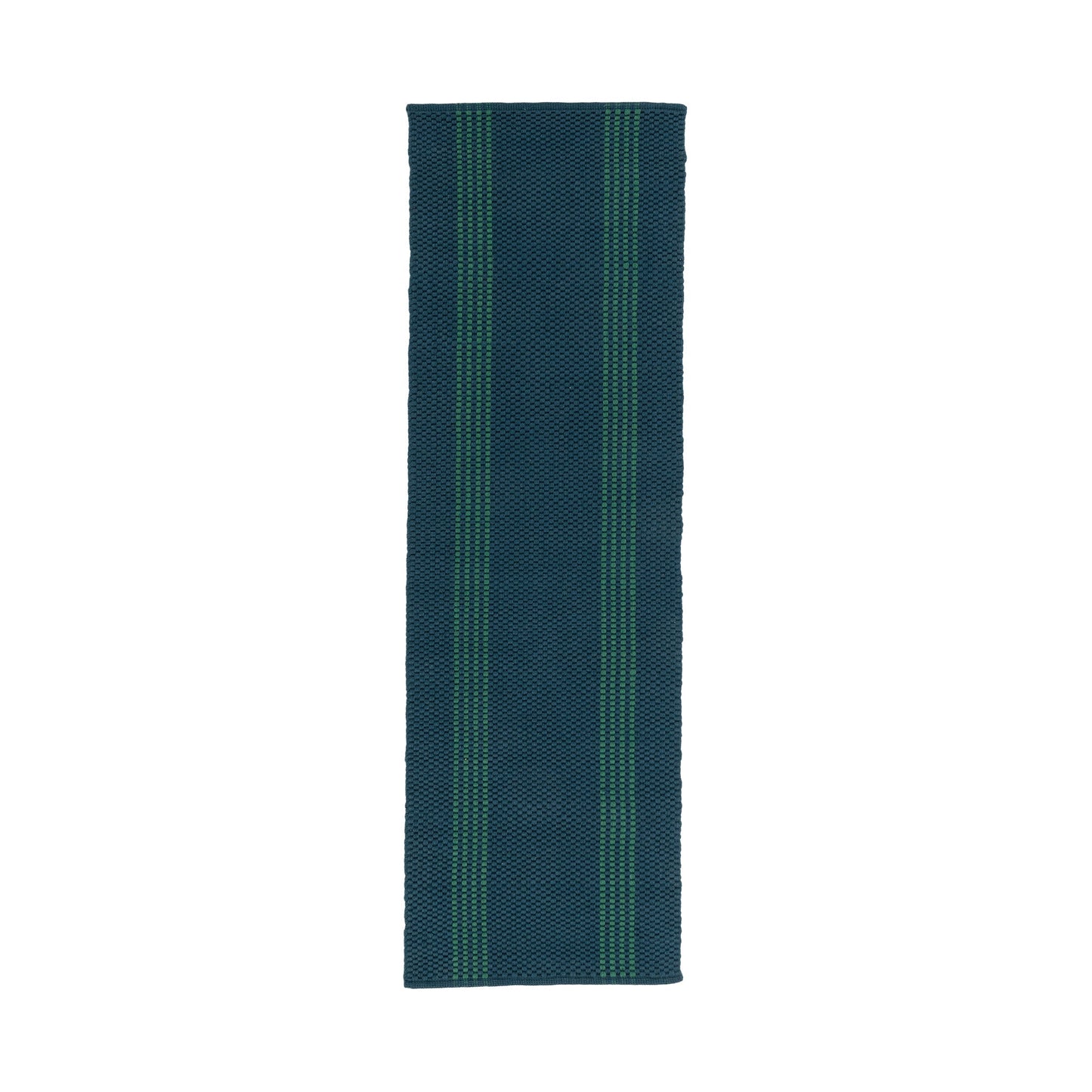 Performance Sorrento Deep Blue/Green Stripe Rug - Ornate Home