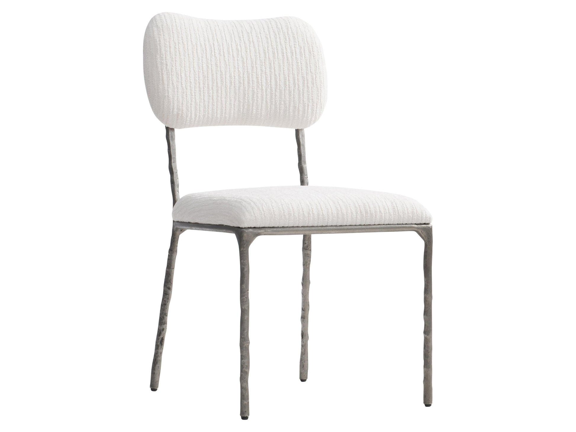 Perissa Graphite/White/Cream Outdoor Side Chair - Ornate Home
