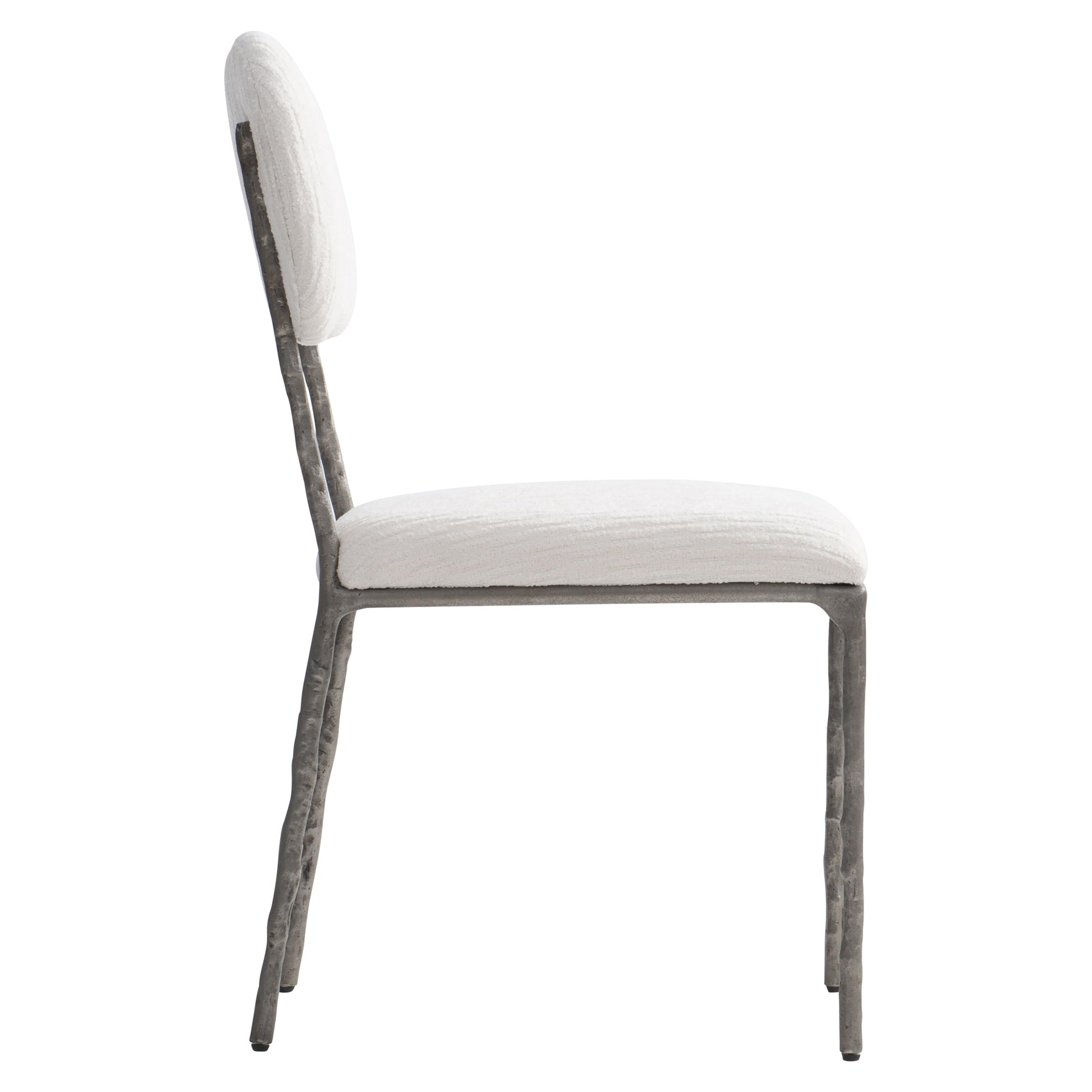 Perissa Graphite/White/Cream Outdoor Side Chair - Ornate Home